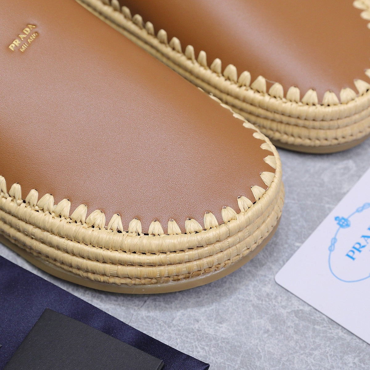 Prada 2026 Mule Woven Leather
