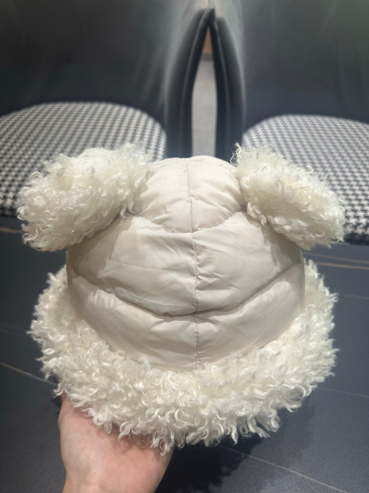 Chanel 2026 Bear-Ear Hat Fabric 566090