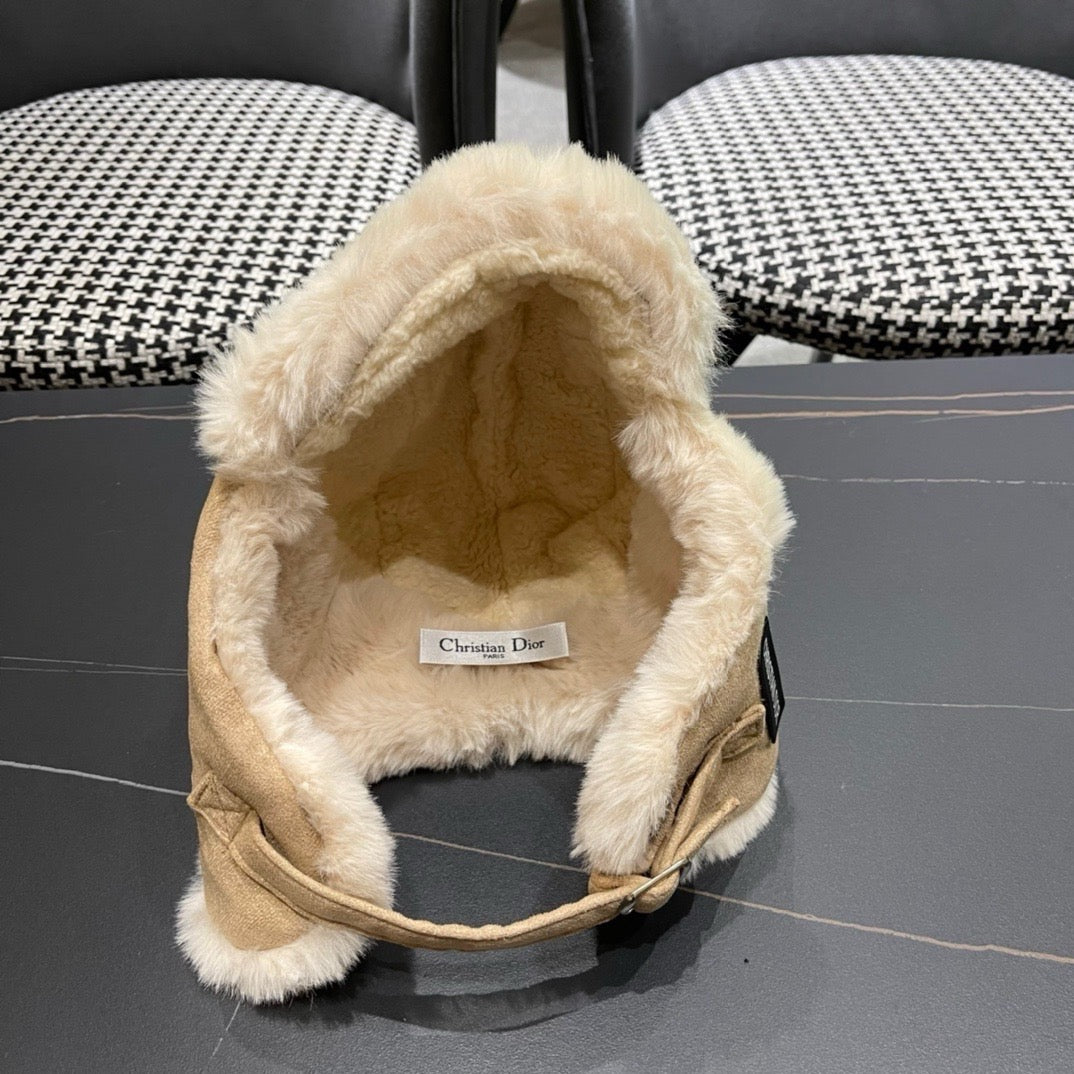 CD 26FW Fleece-Lined Aviator Hat Ear Flaps Windproof Thickened Fabric 551965