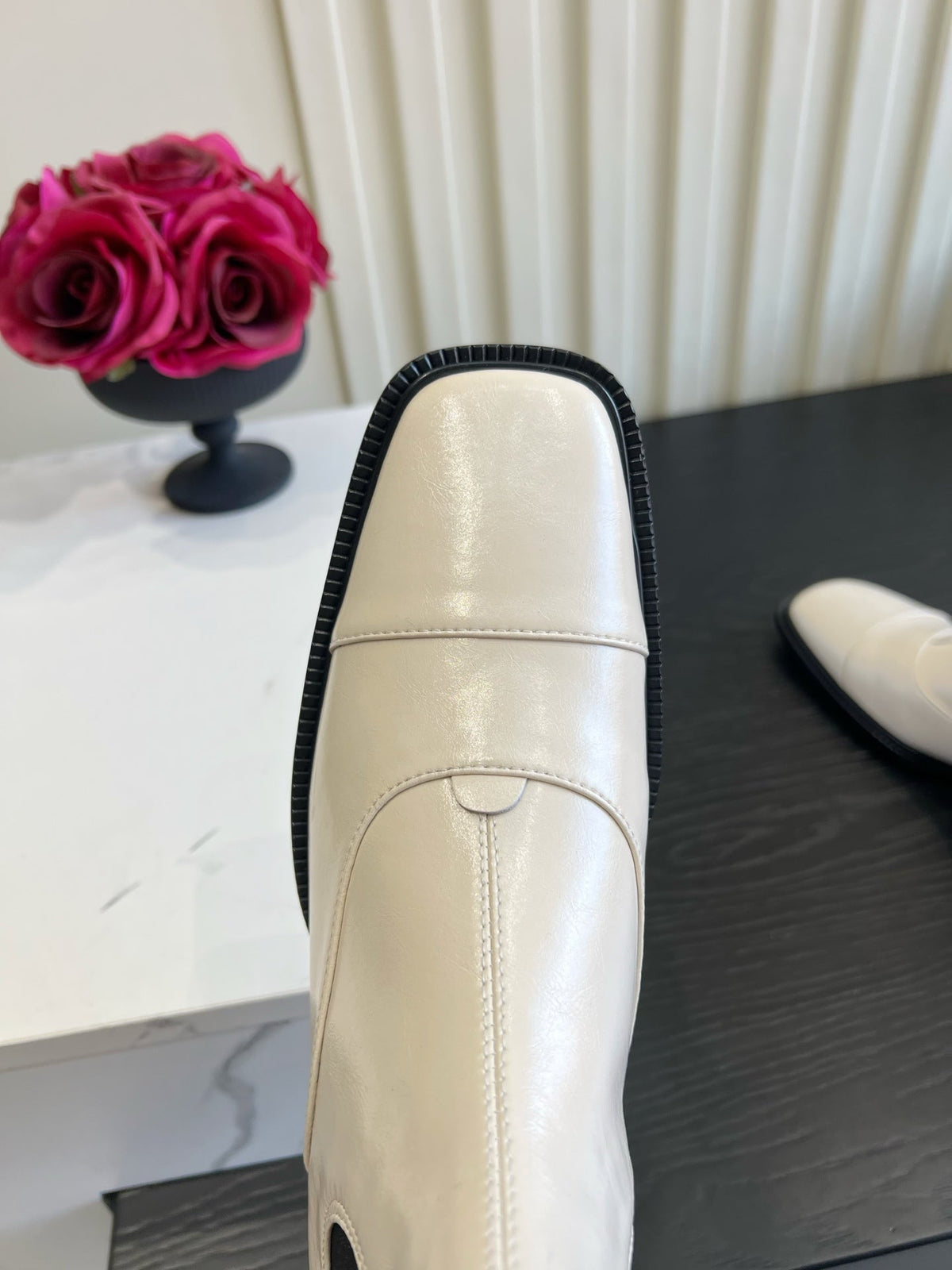 Chanel 2026 Square Toe Chelsea Boots Leather 197878