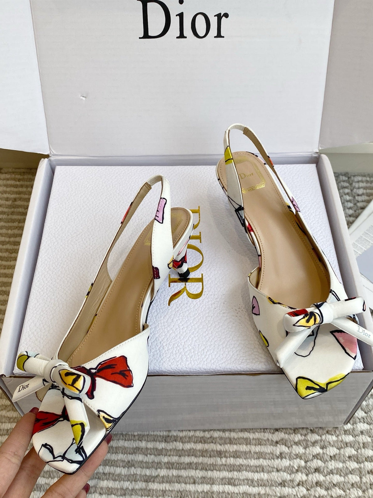 Dior 2026 Bow Sandal Fabric 909652