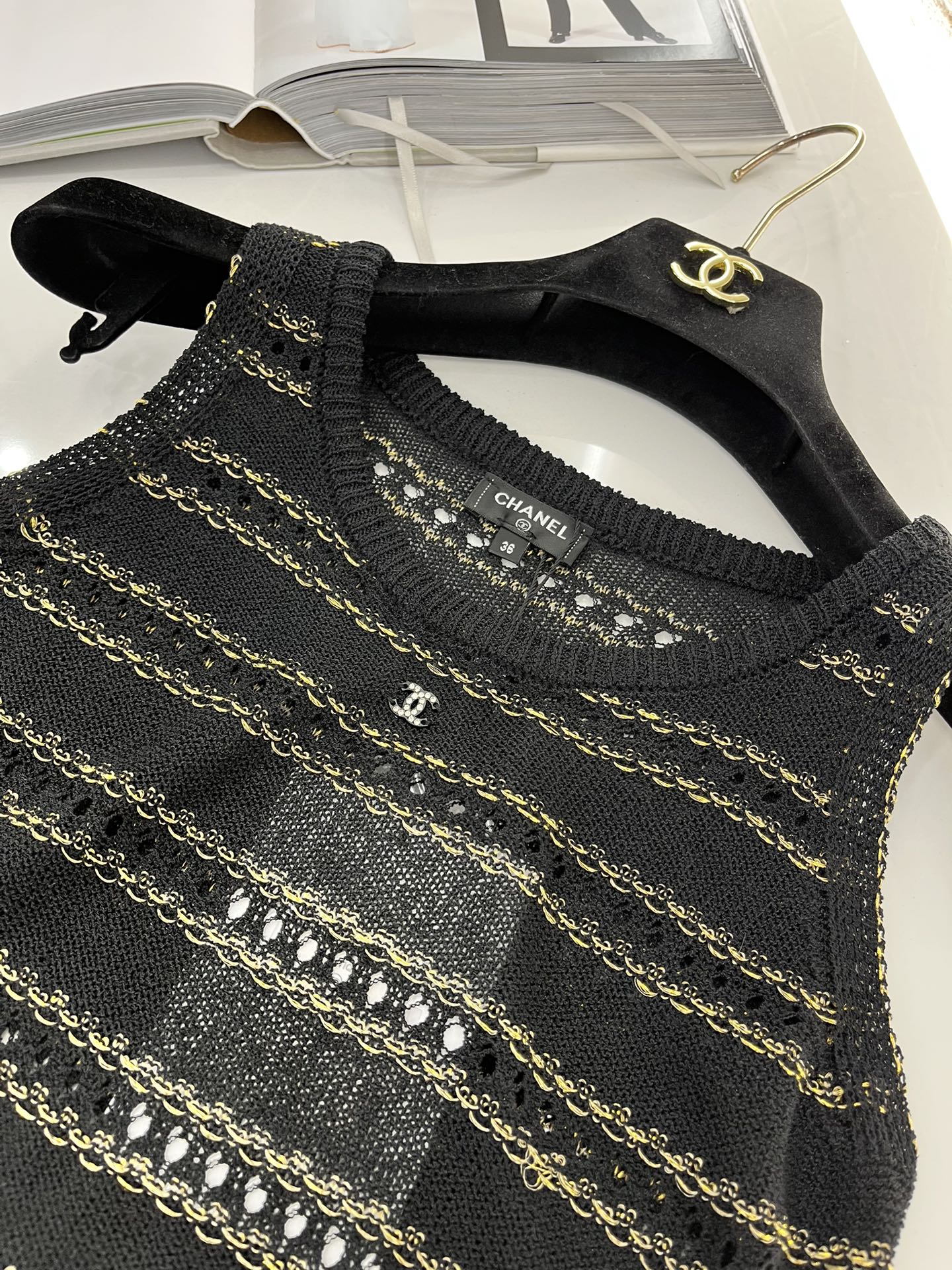 CC Stripe Transparent Tank