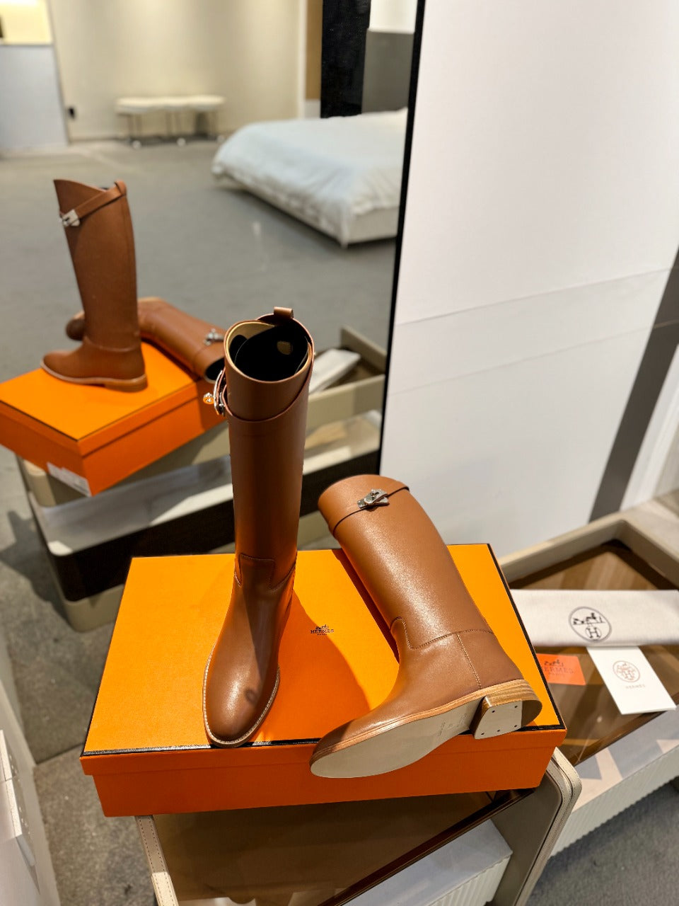 HM Stivali Jumping 20mm Brown Cowhide 961664