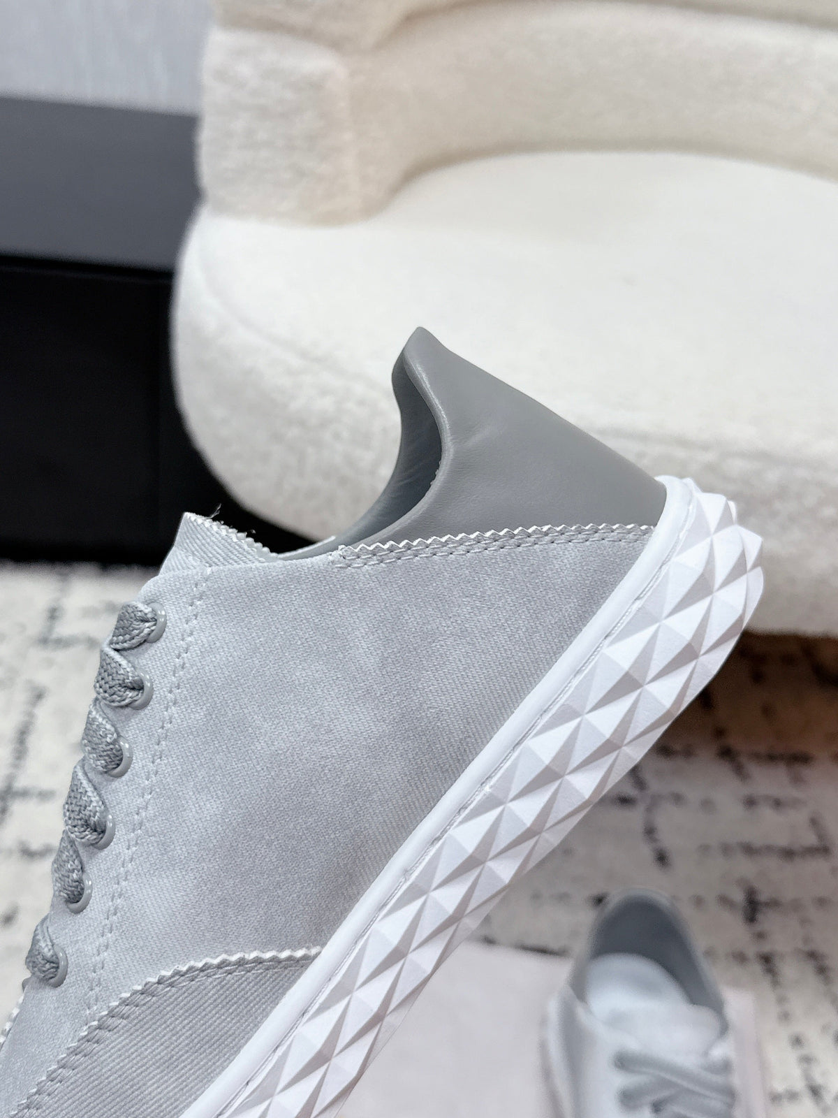 Jimmy Choo 26S Sneakers Grey Suede 831492