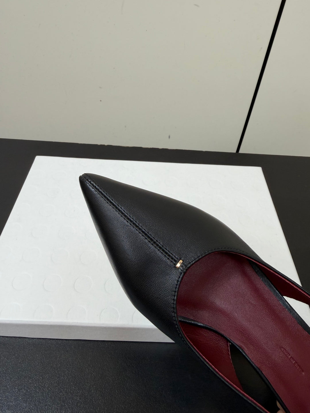 Khaite 26s Bella Pumps 5.5cm Black Leather 909459