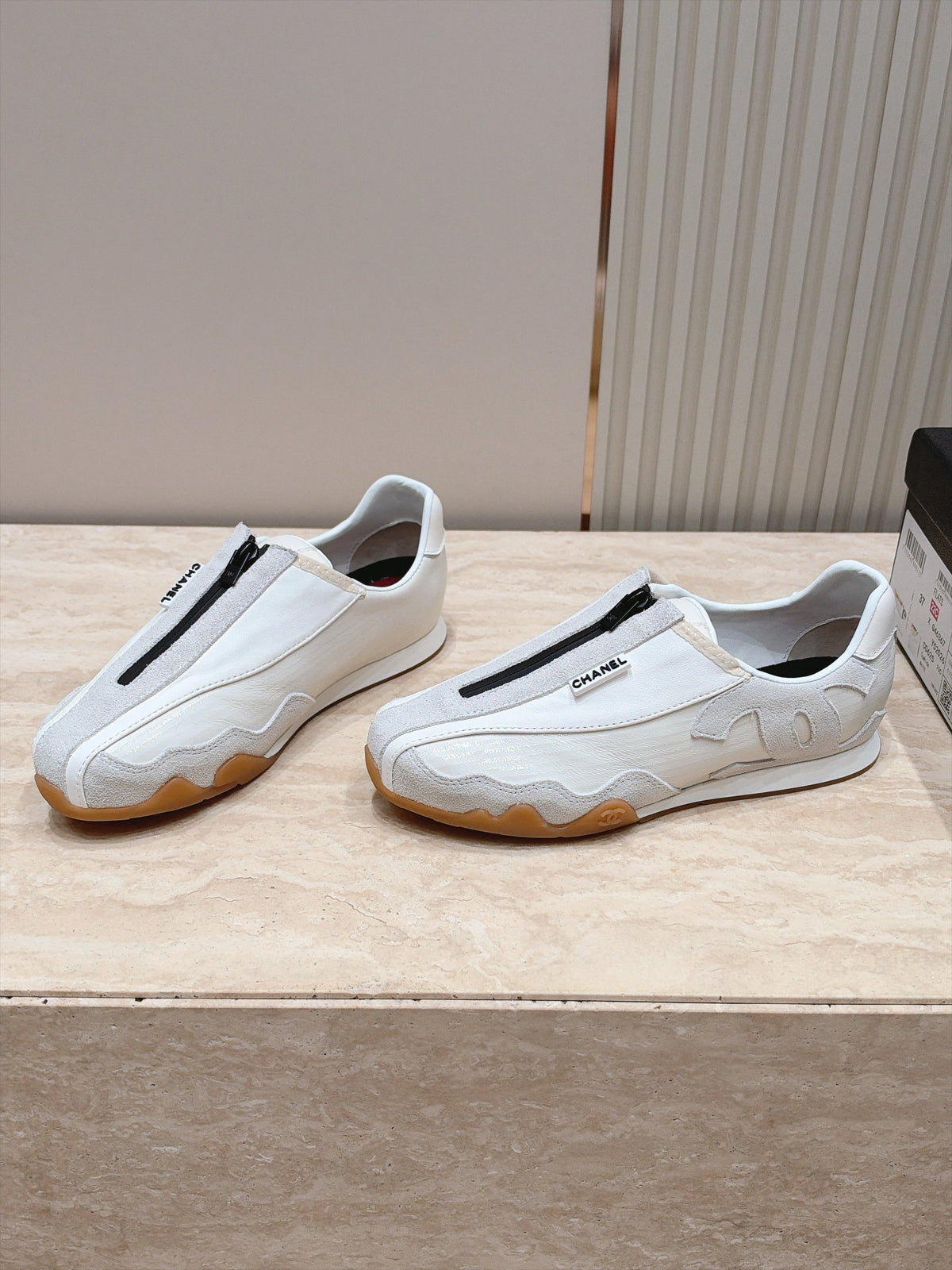 CC 26K German Training Sneakers Calfskin Leather 180282