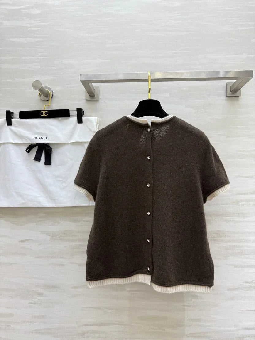 CHANEL SHORT SLEEVE TOP STYLE 263