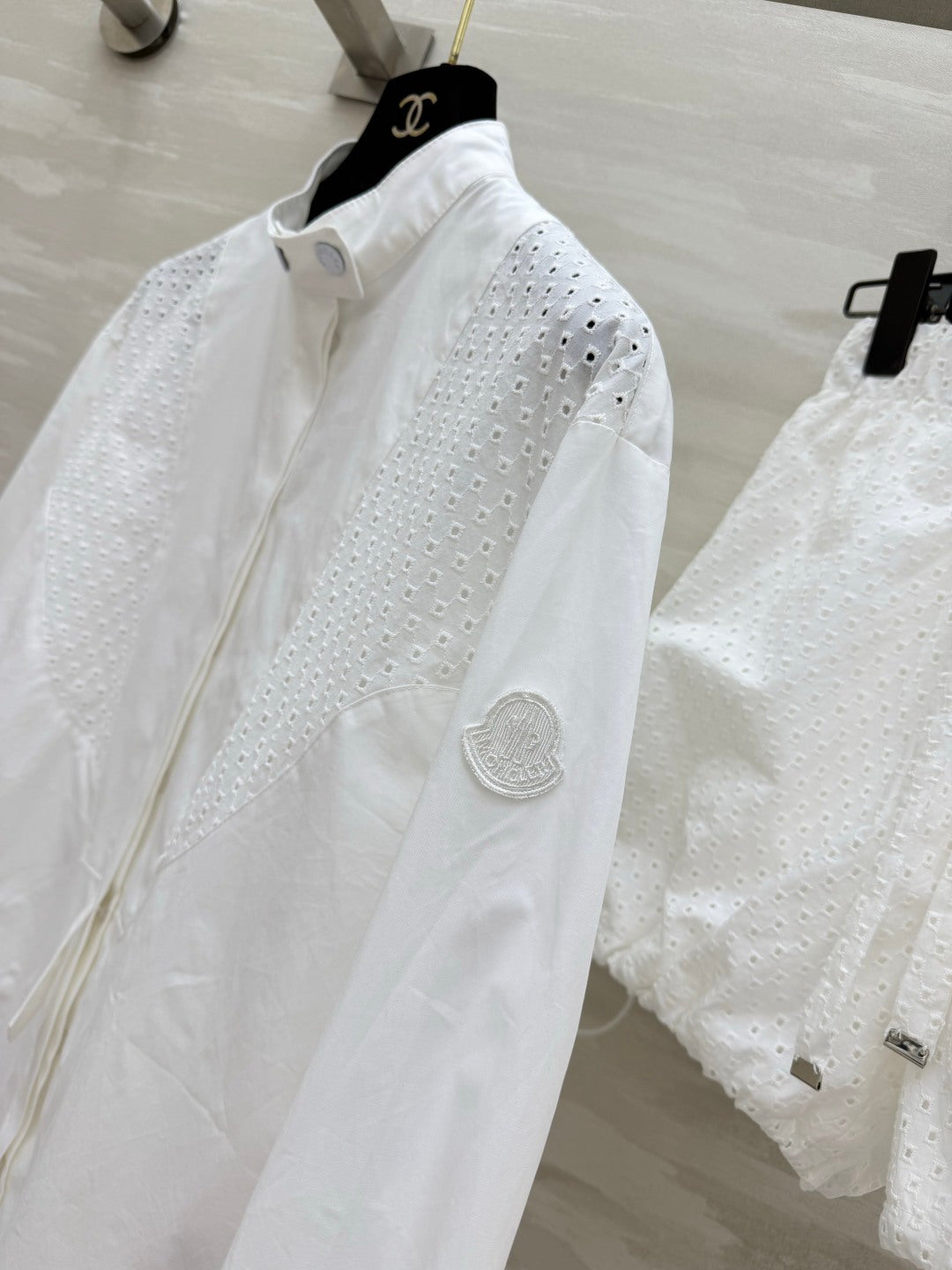 Moncler 26 Summer White Moonlight Set in 375525