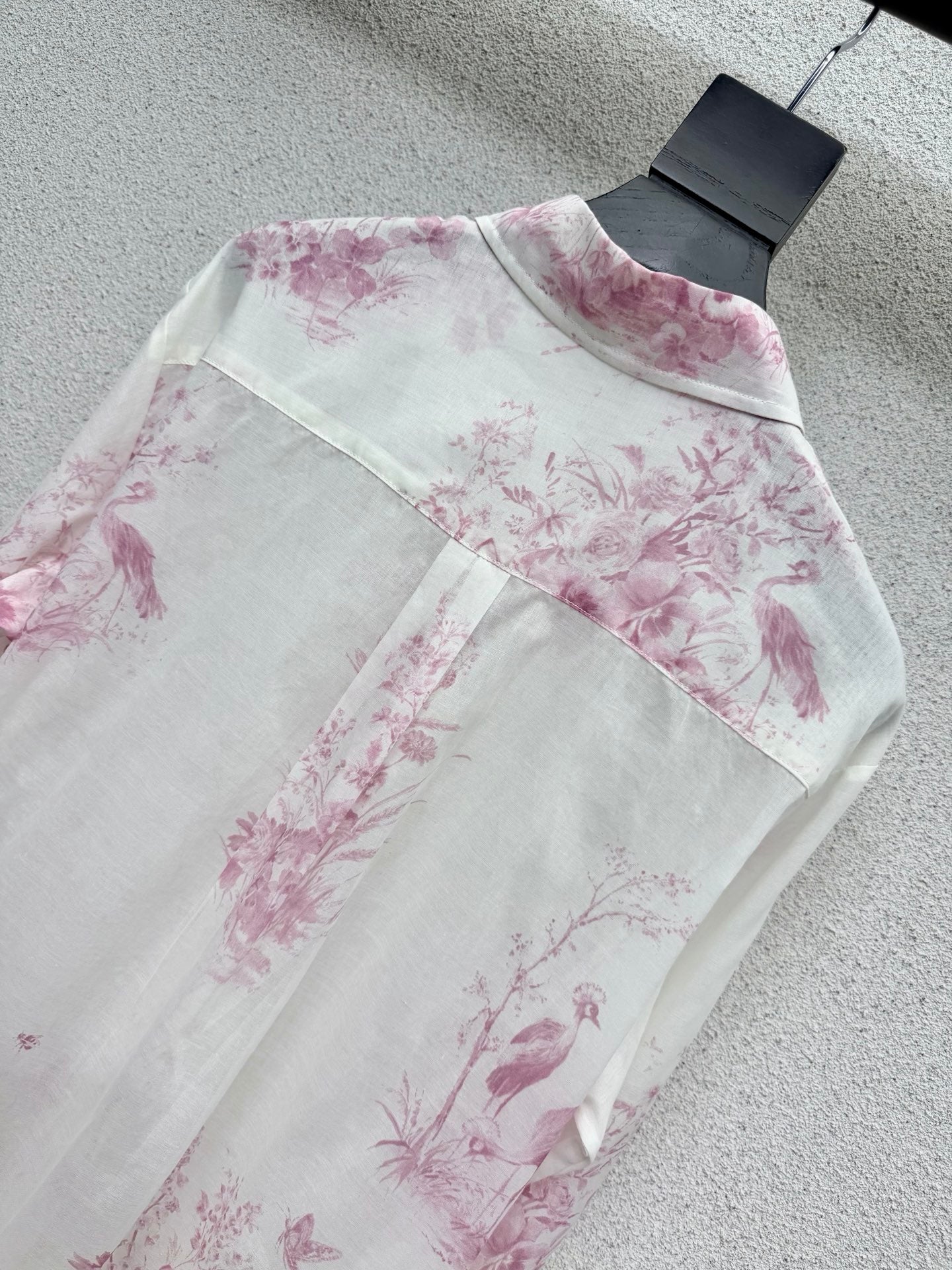 CD Pink Printed Shirt in Cotton 376600