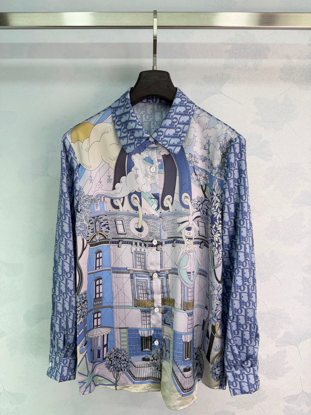 CD 26 Printed Shirt Blue in Polyester