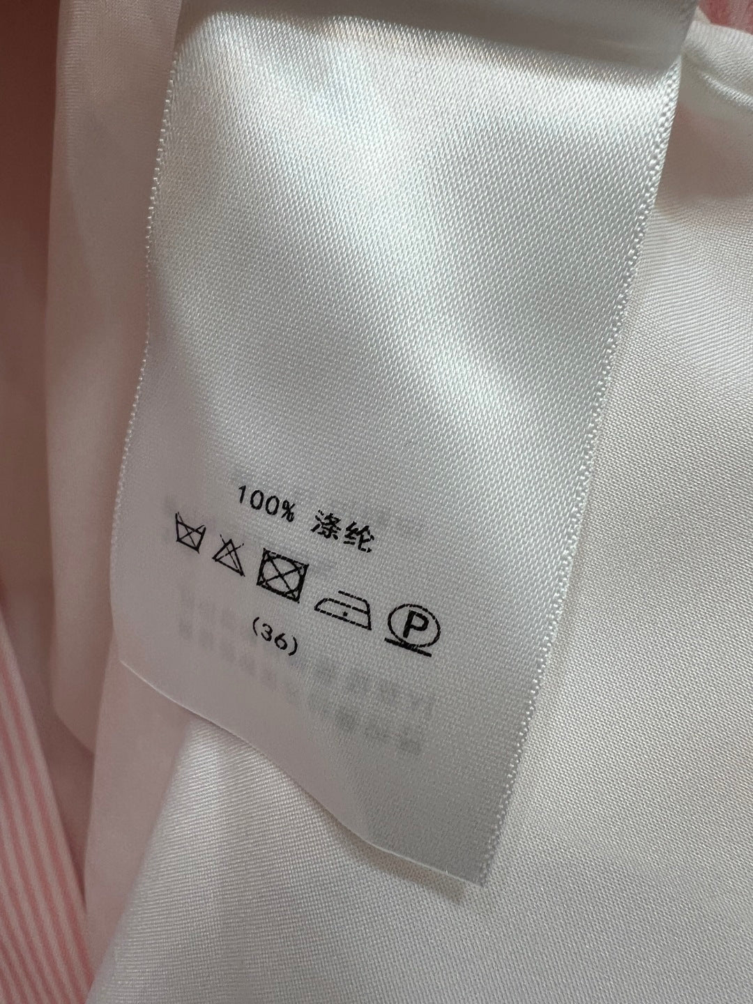 CD 26 Pink Striped Dress in Polyester 385731