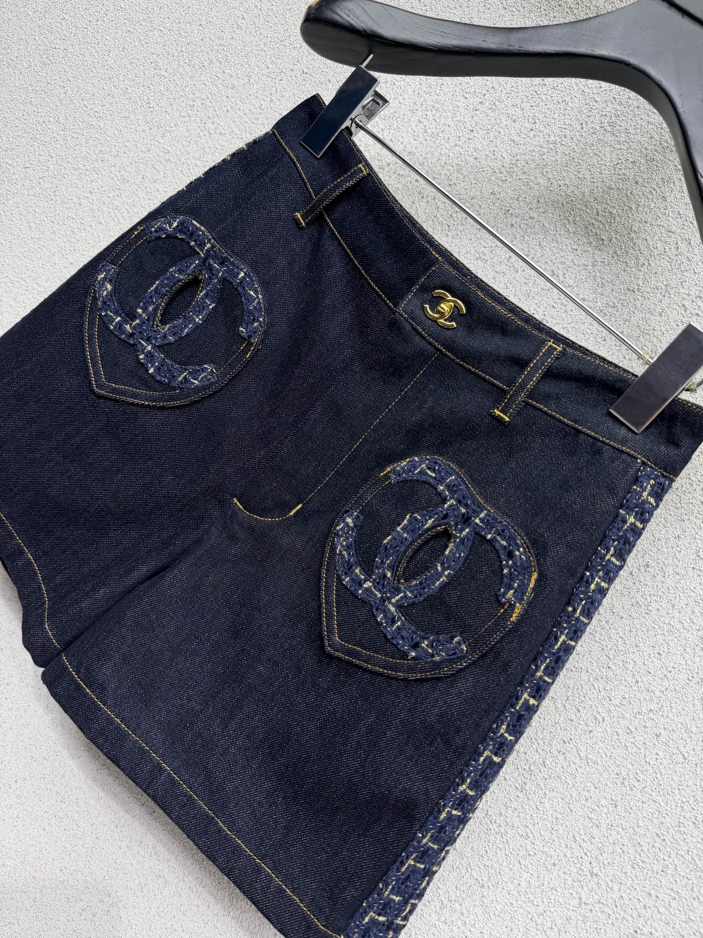 CC Shorts Blue in Cotton 386146