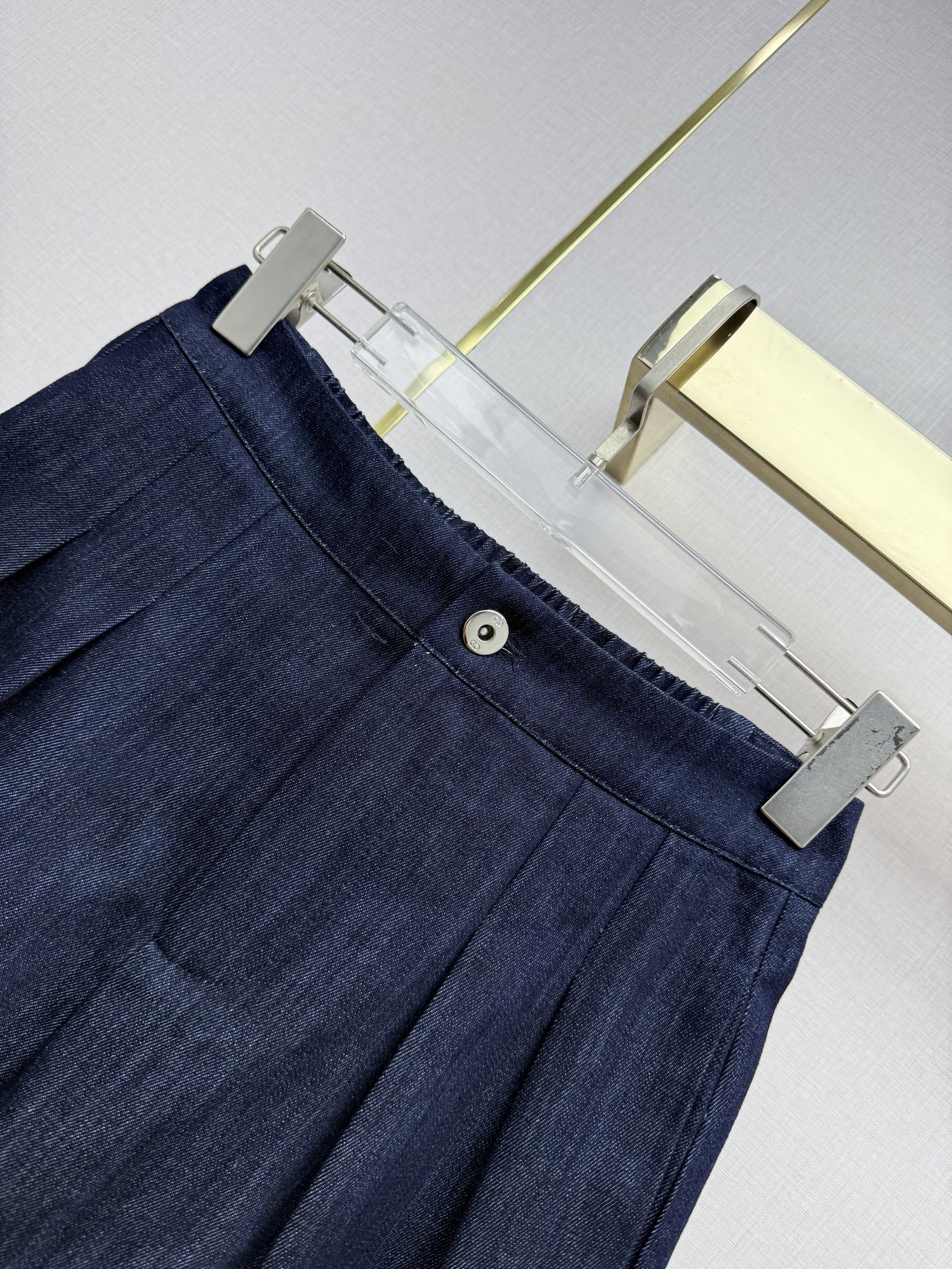 CD 26 Vest + Shorts Set Navy Blue in Cotton 389423