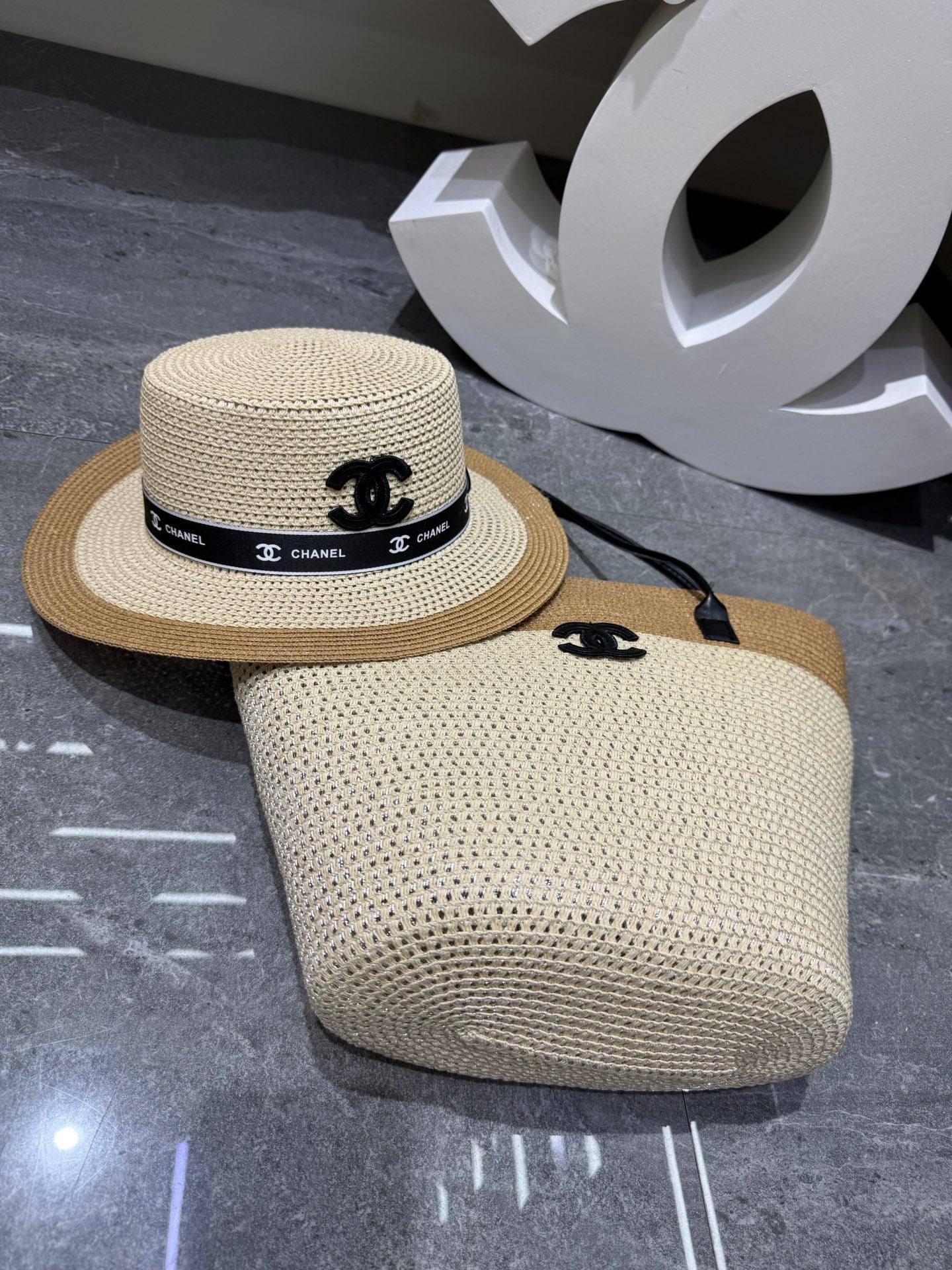 CC Tote Bag & Hat Set Plant Grass 209742