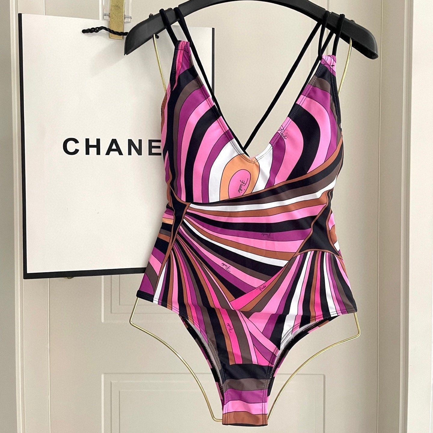 Pucci One-Piece Swimsuit Cotton Blend 149637