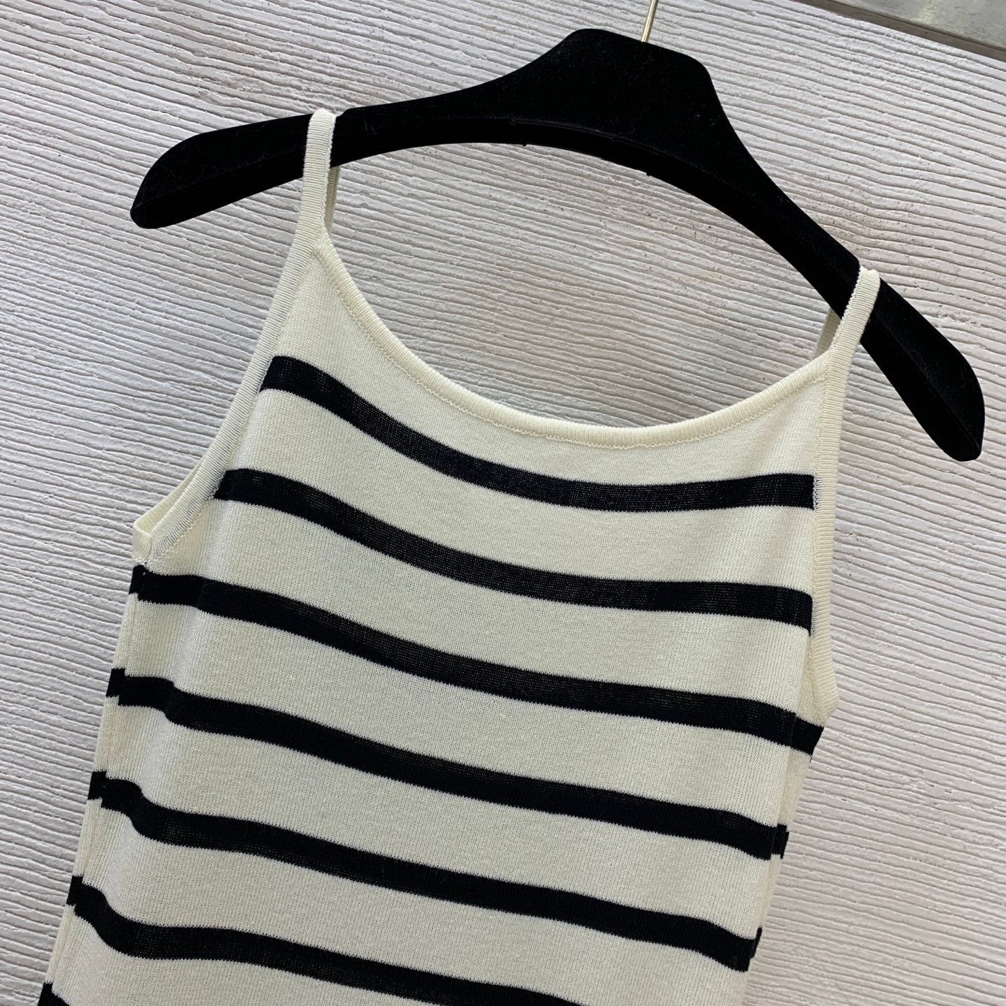 CC Striped Halter Knit Long Dress 411820
