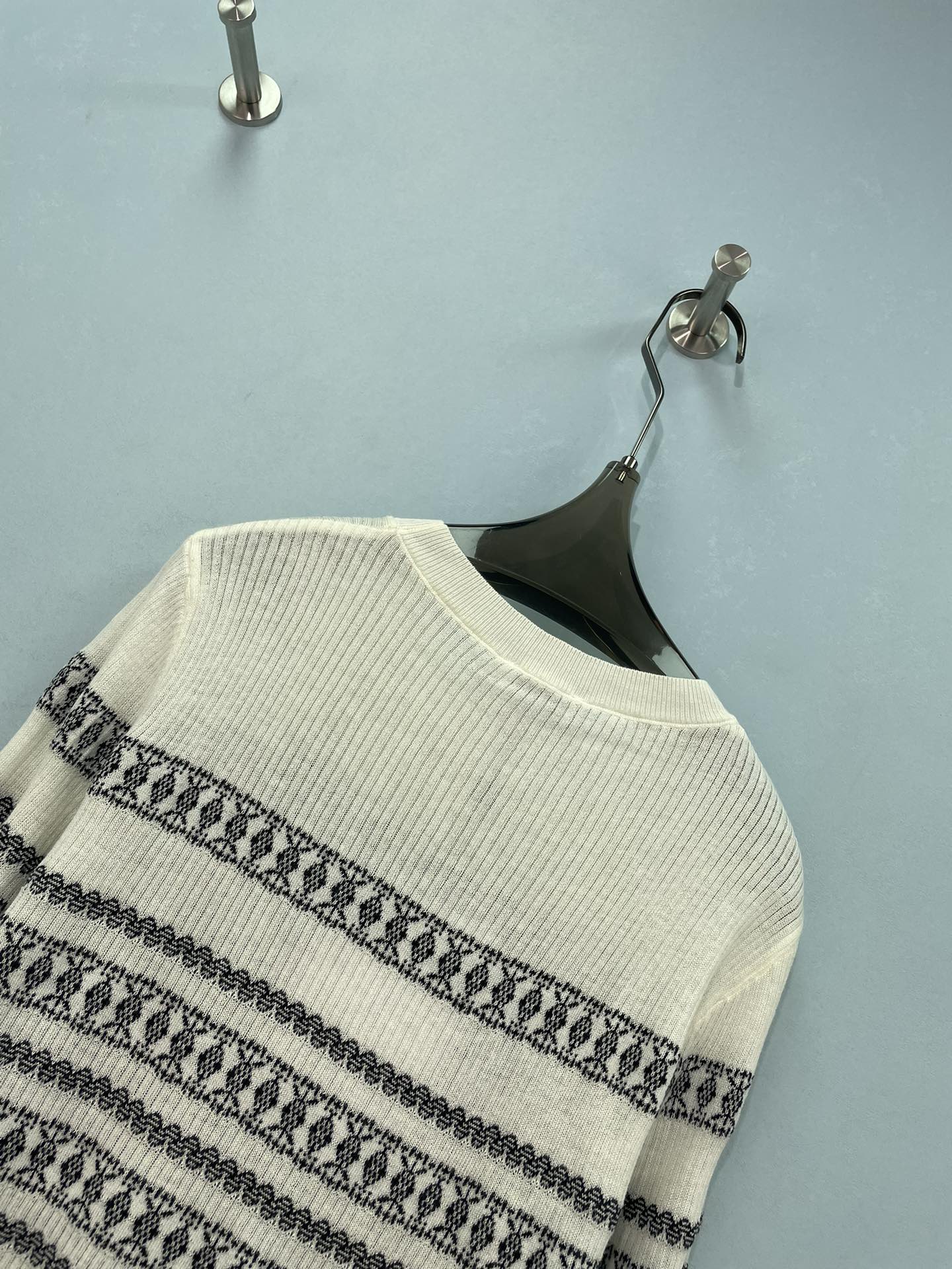 CC Geometric Crewneck Sweater Wool 747518
