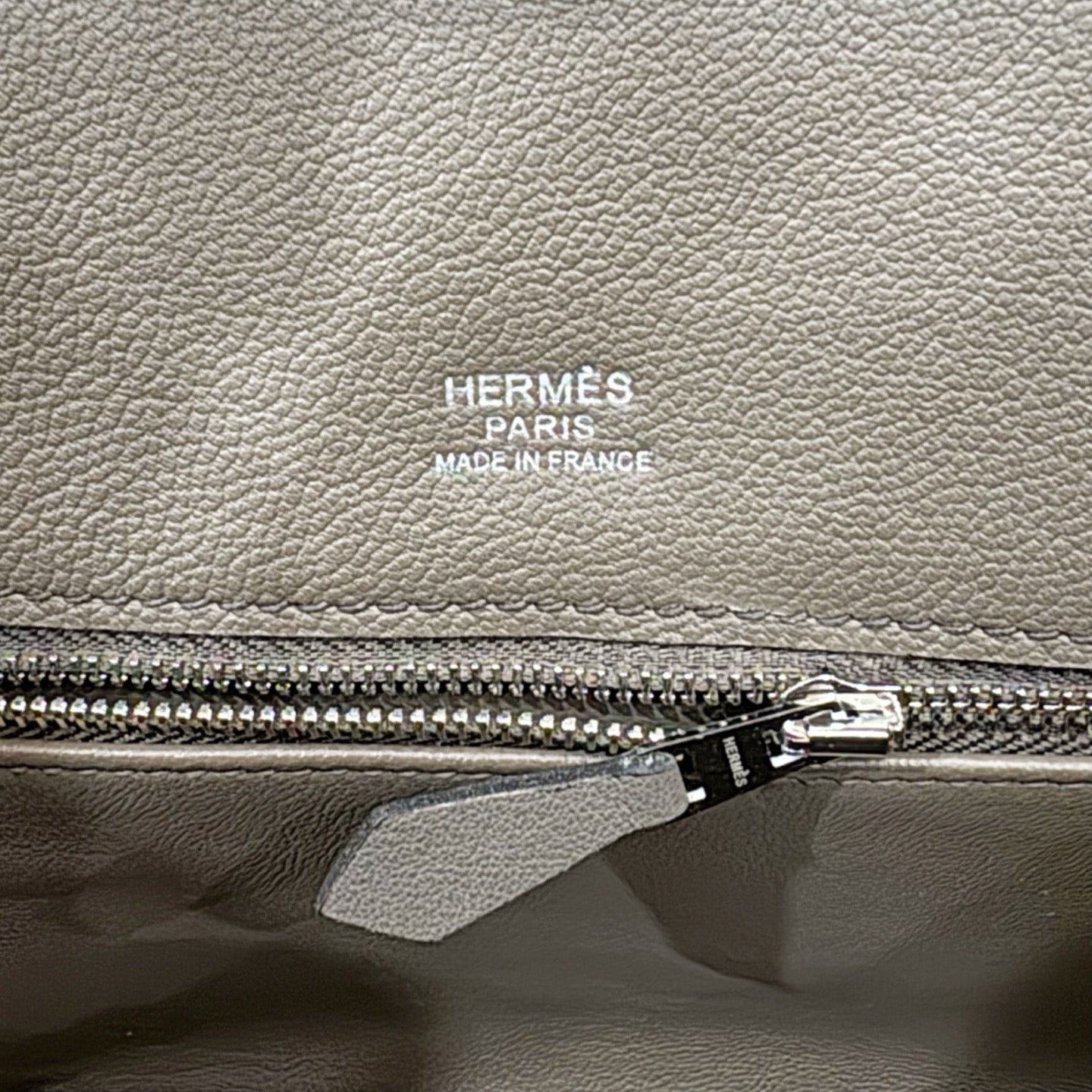 HM Birkin Cargo 25CM Handbag Grey Swift Canvas