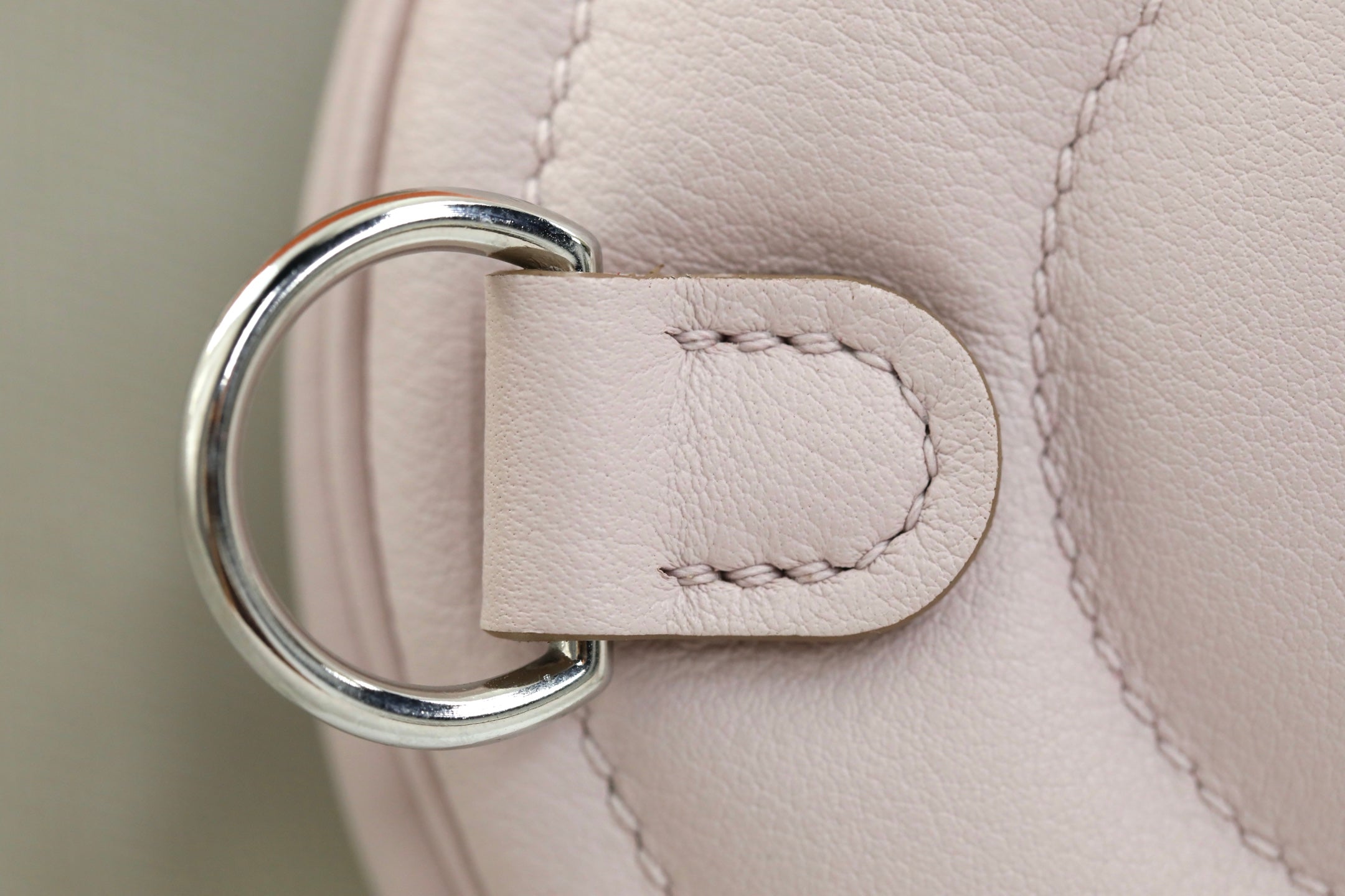 HM In-the-Loop Belt 19CM Bag Pink Swif