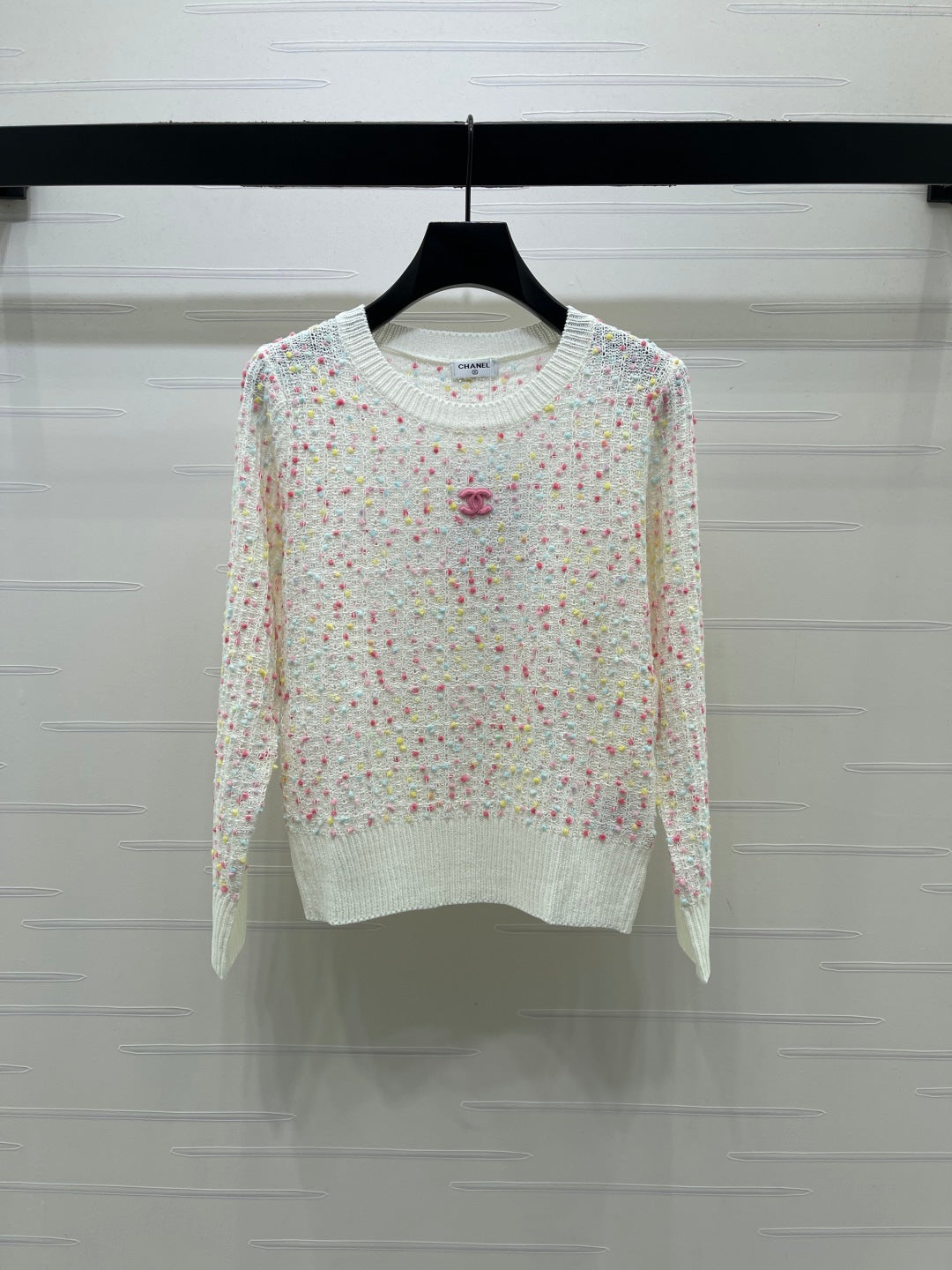 CC Tweed Knit Jumper Multicolor Wool 415921