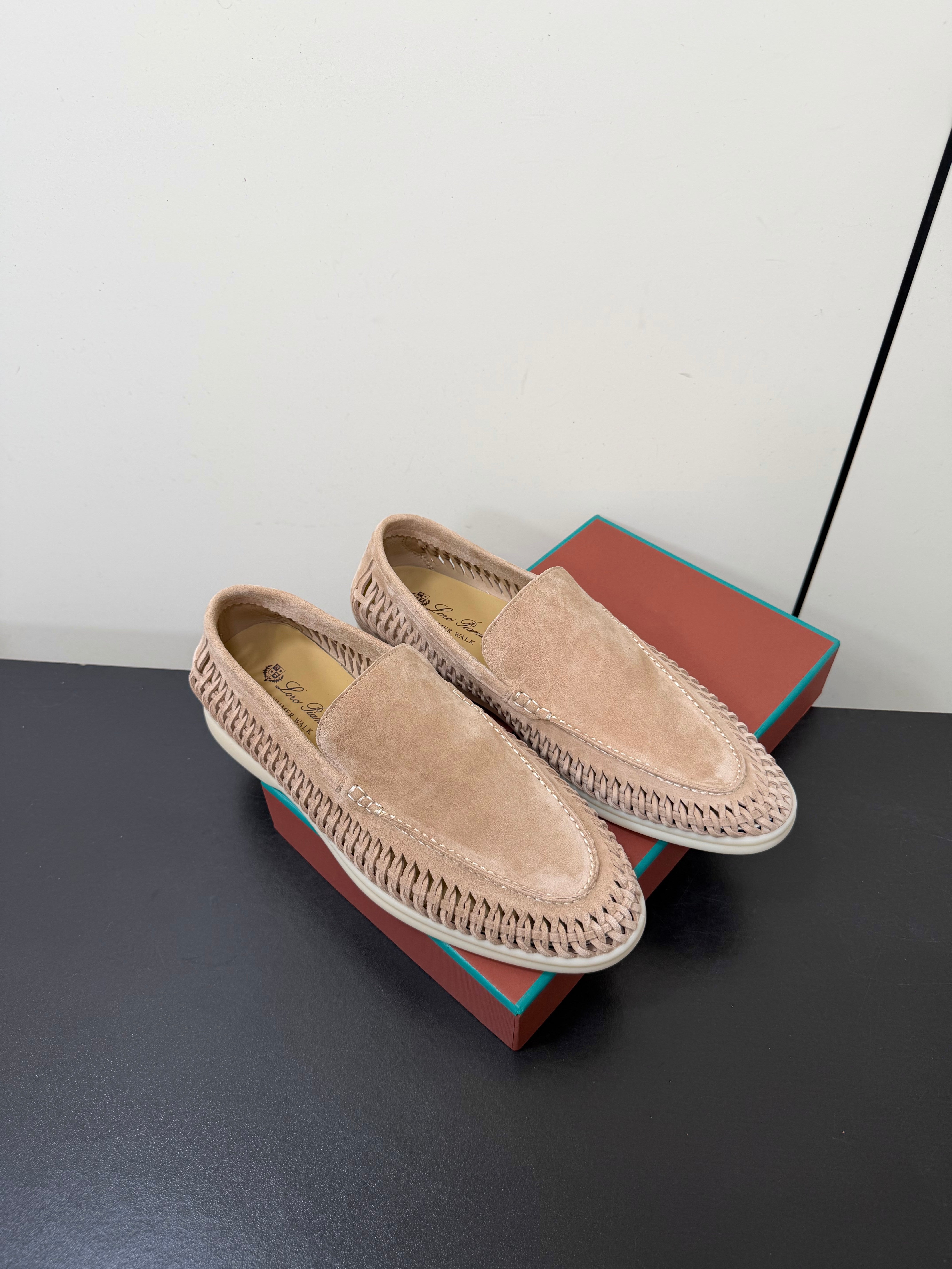 LP Summer Walk Loafers Pink Suede 984717