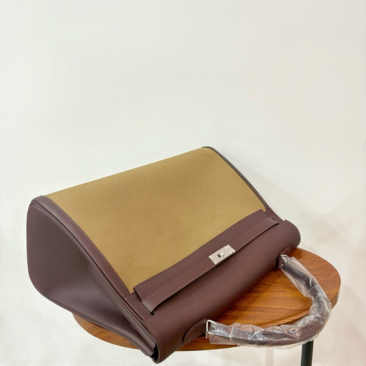 High-end Hermes 2026 Kelly Bag 40cm Swift Leather/Canvas