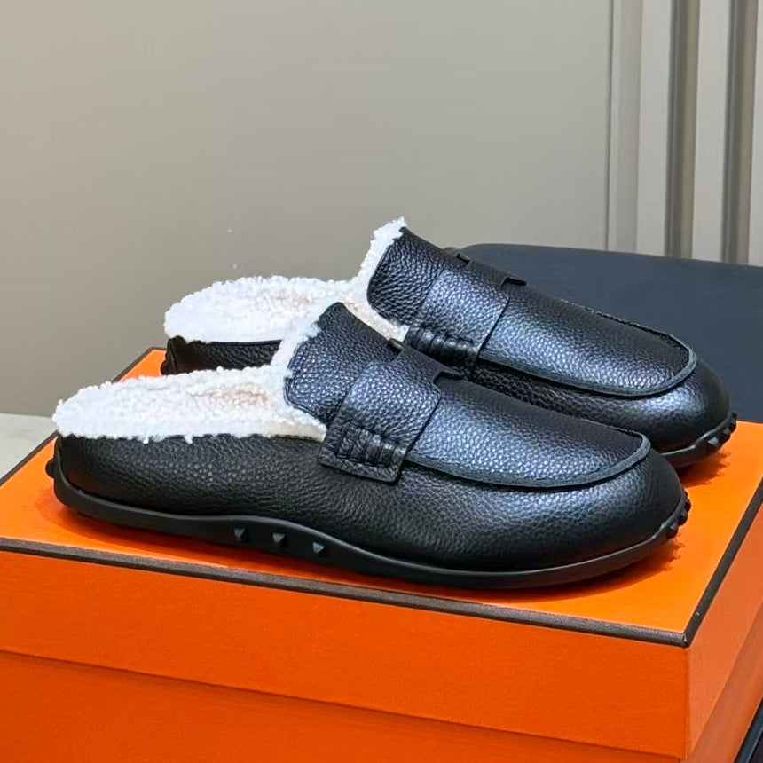 Hermes 2026 Mix Mule Suede Leather
