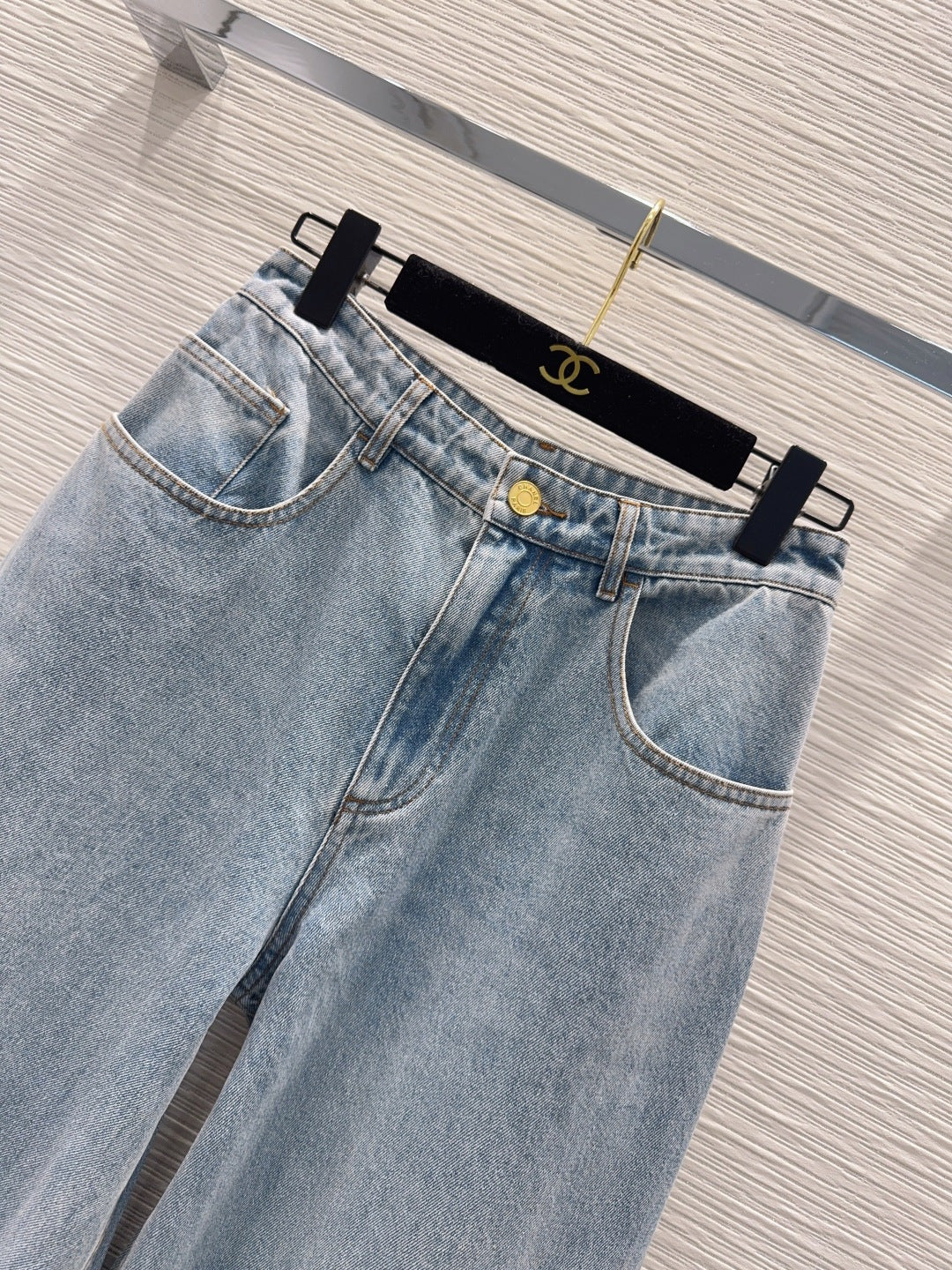 CC 26S Wide-Leg Denim Jeans Cotton 436534