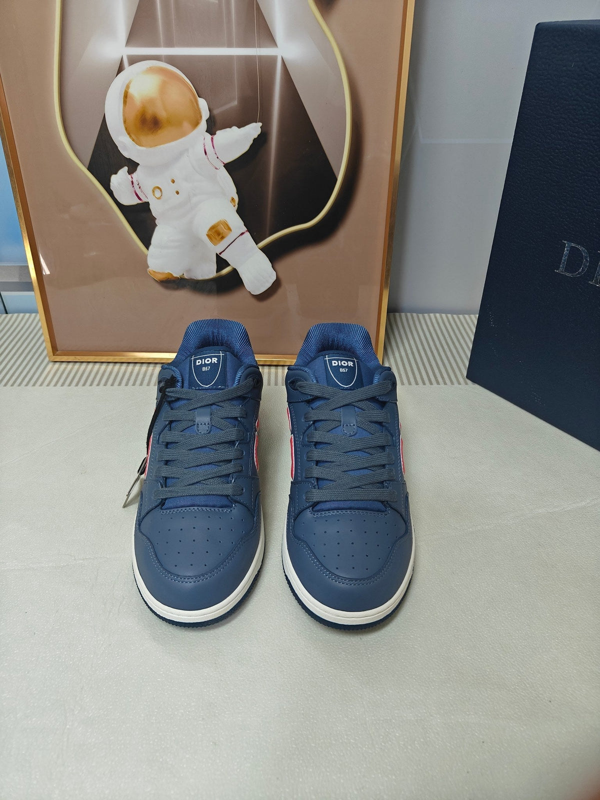 CD 26s Low Top Sneaker Dark Blue Calfskin 624195