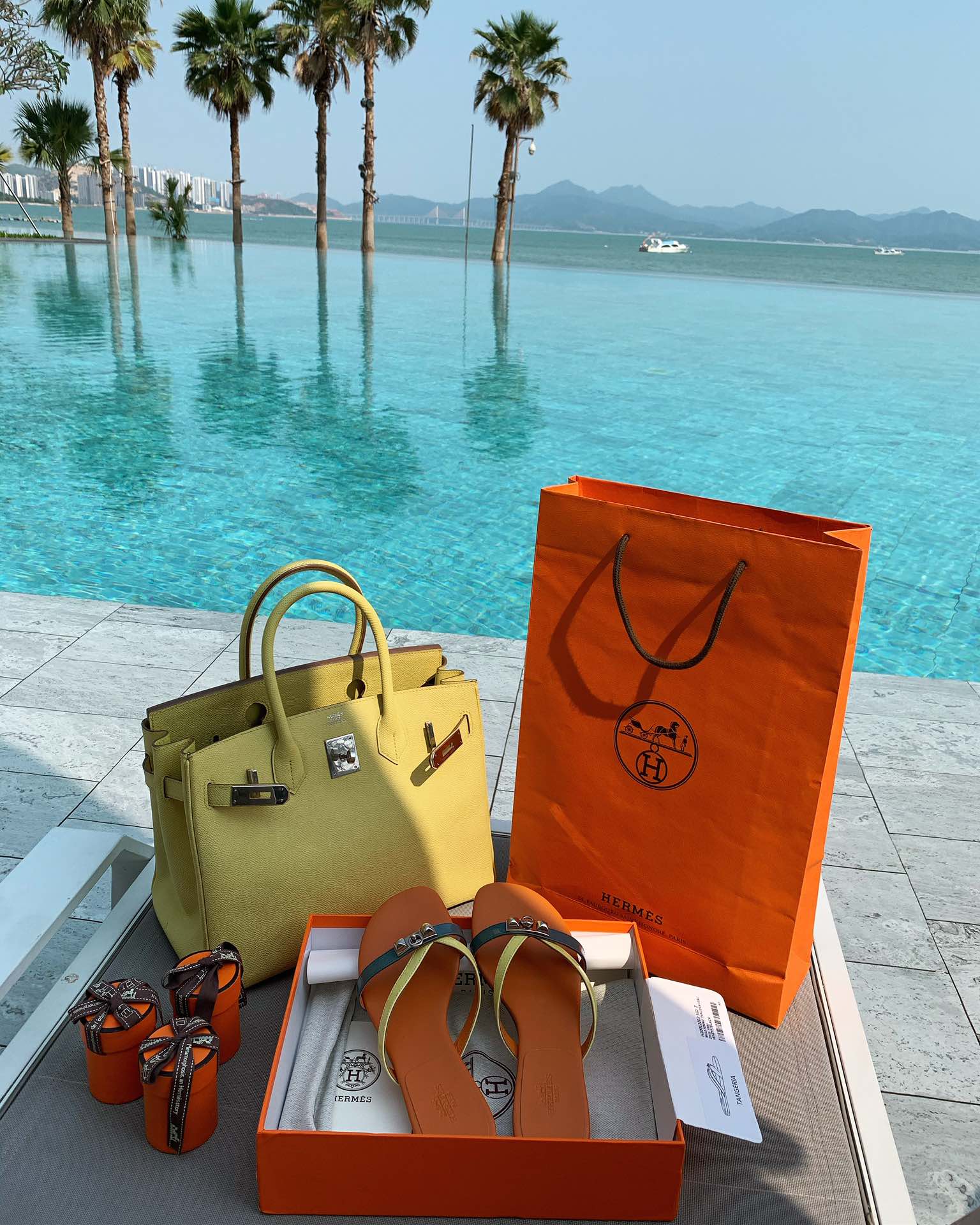 HM Medor Slippers Orange Cowhide 546247