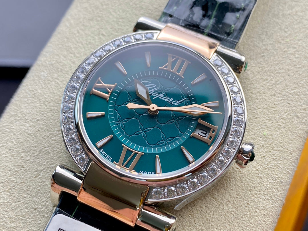 Impepiale 36mm Diamond Green Dial