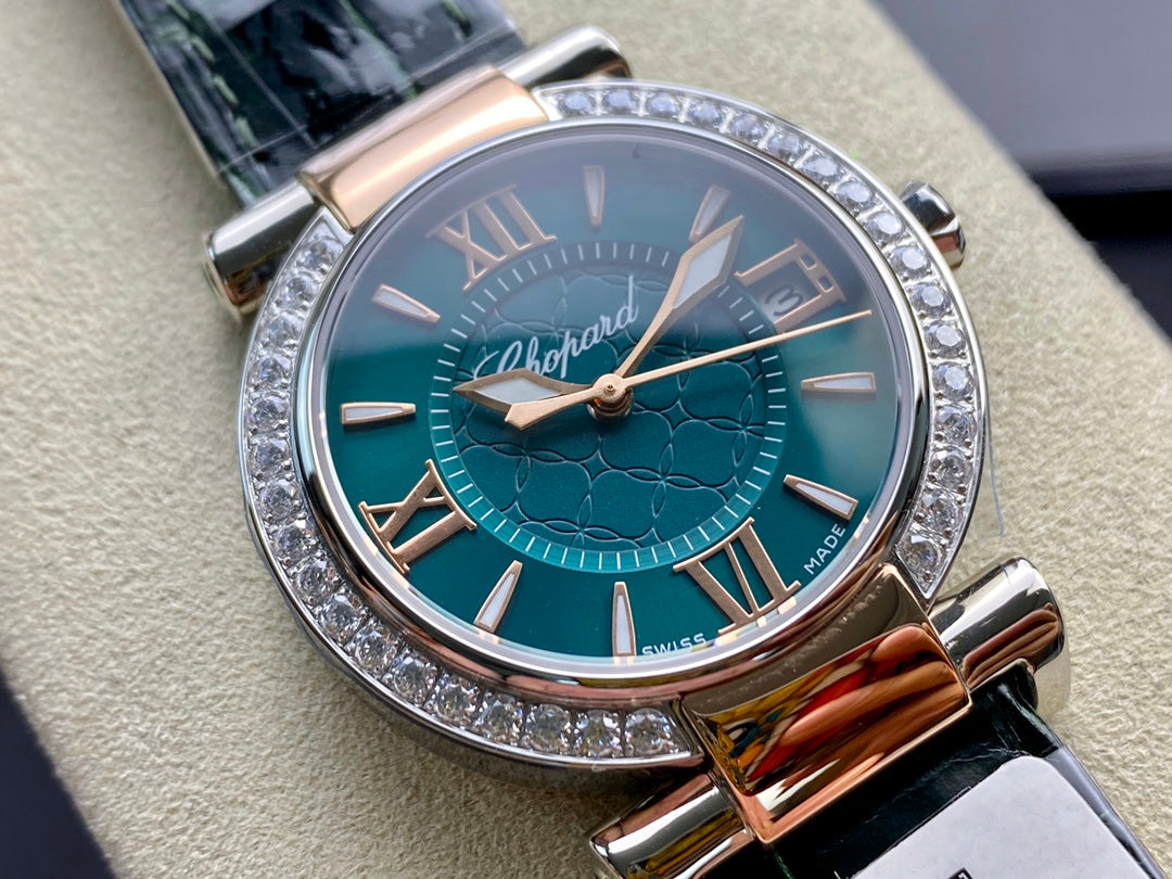 Impepiale 36mm Diamond Green Dial