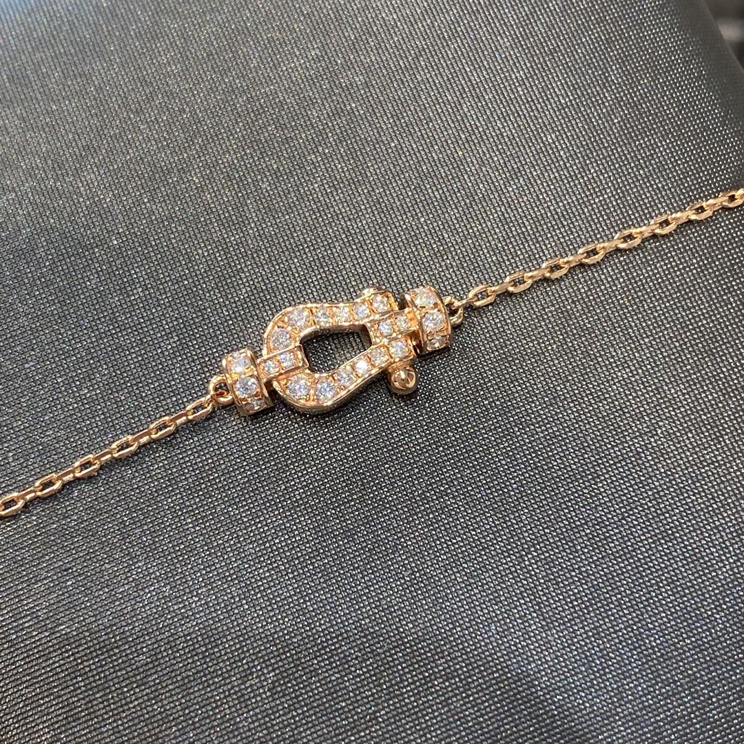 Fred Force 10 Small Model Pink Gold Bracelet