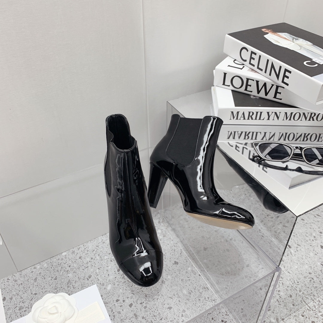 CC 26s Chelsea Boots 8cm Black Black Patent Leather 162839