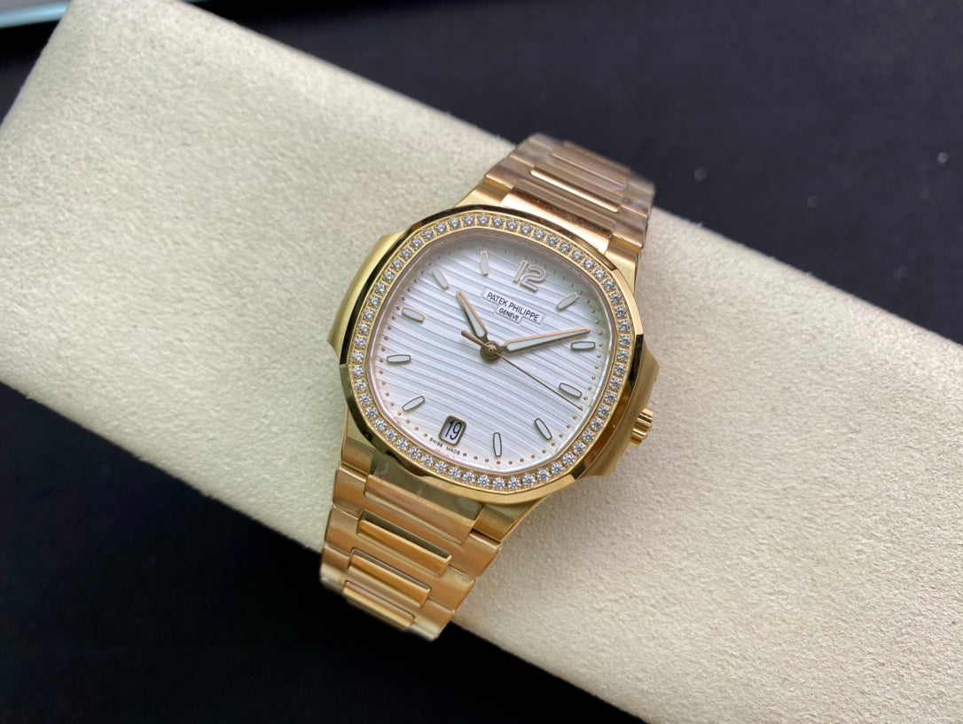 PATEK Nautilus 35mm Gold White Dial