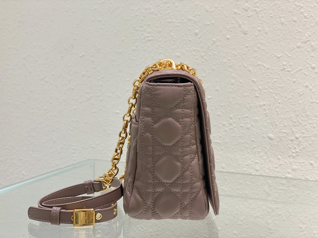 LARGE CARO BAG 28 WARM TAUPE CALFSKIN
