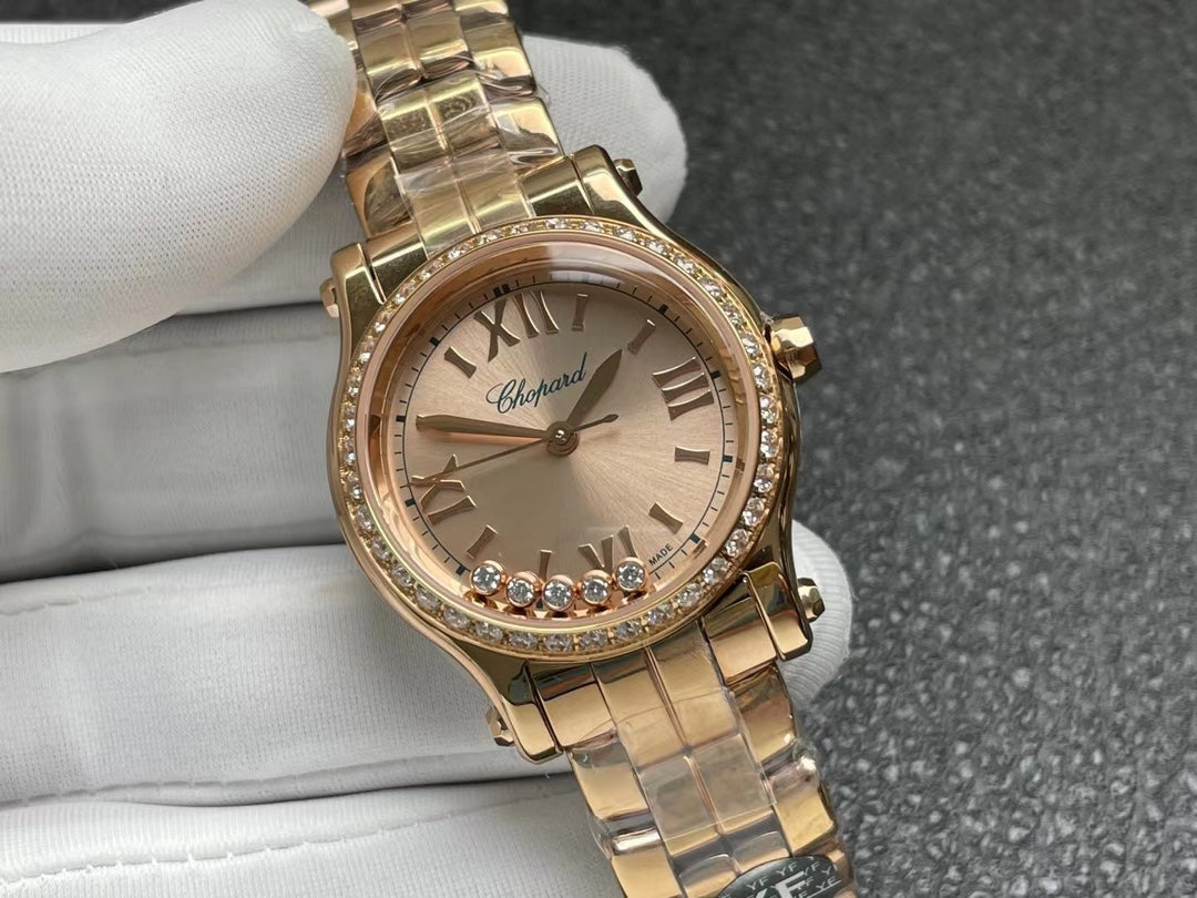 Happy Diamond 30mm Pink Gold Diamond