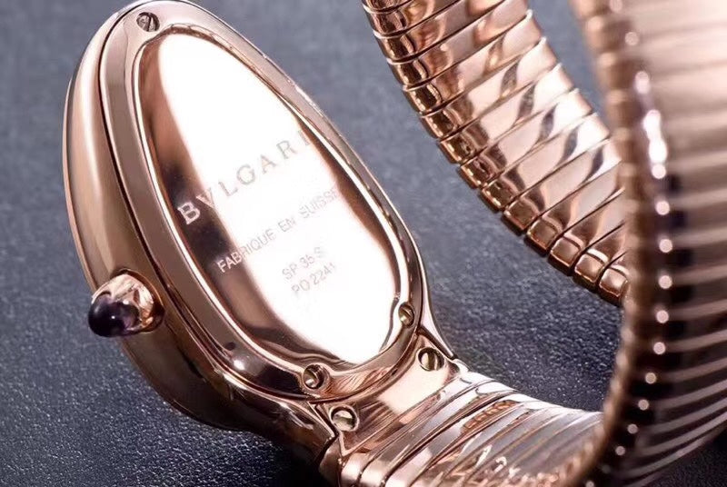 SERPENTI TUBOGAS 35MM PINK GOLD