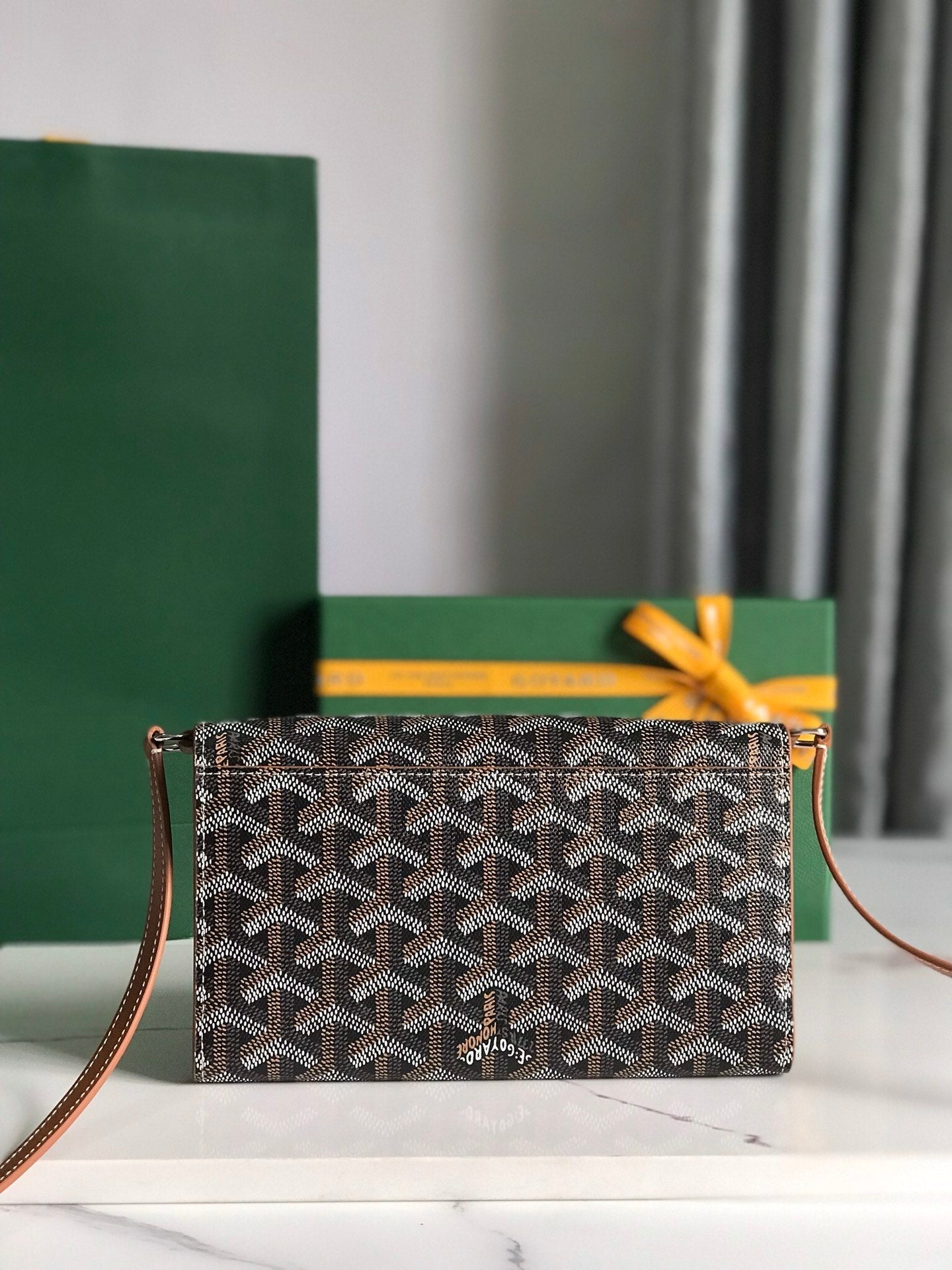 Goyard Varenne Continental Wallet 19cm Tan Canvas & Calfskin