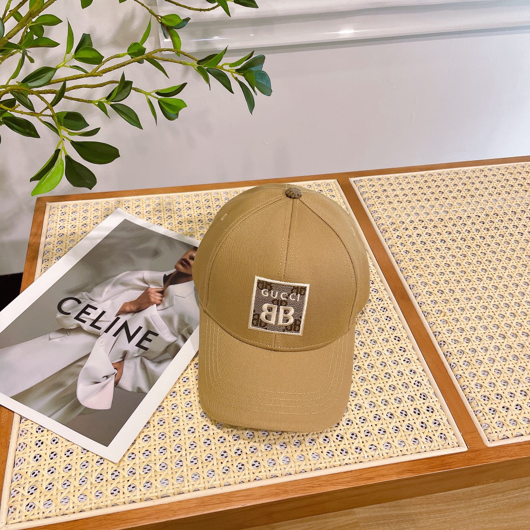 BASEBALL HAT IN PEANUT BROWN JACQUARD FABRIC 219952