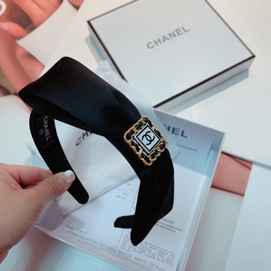 BLACK SILK HAIRBAND 832201