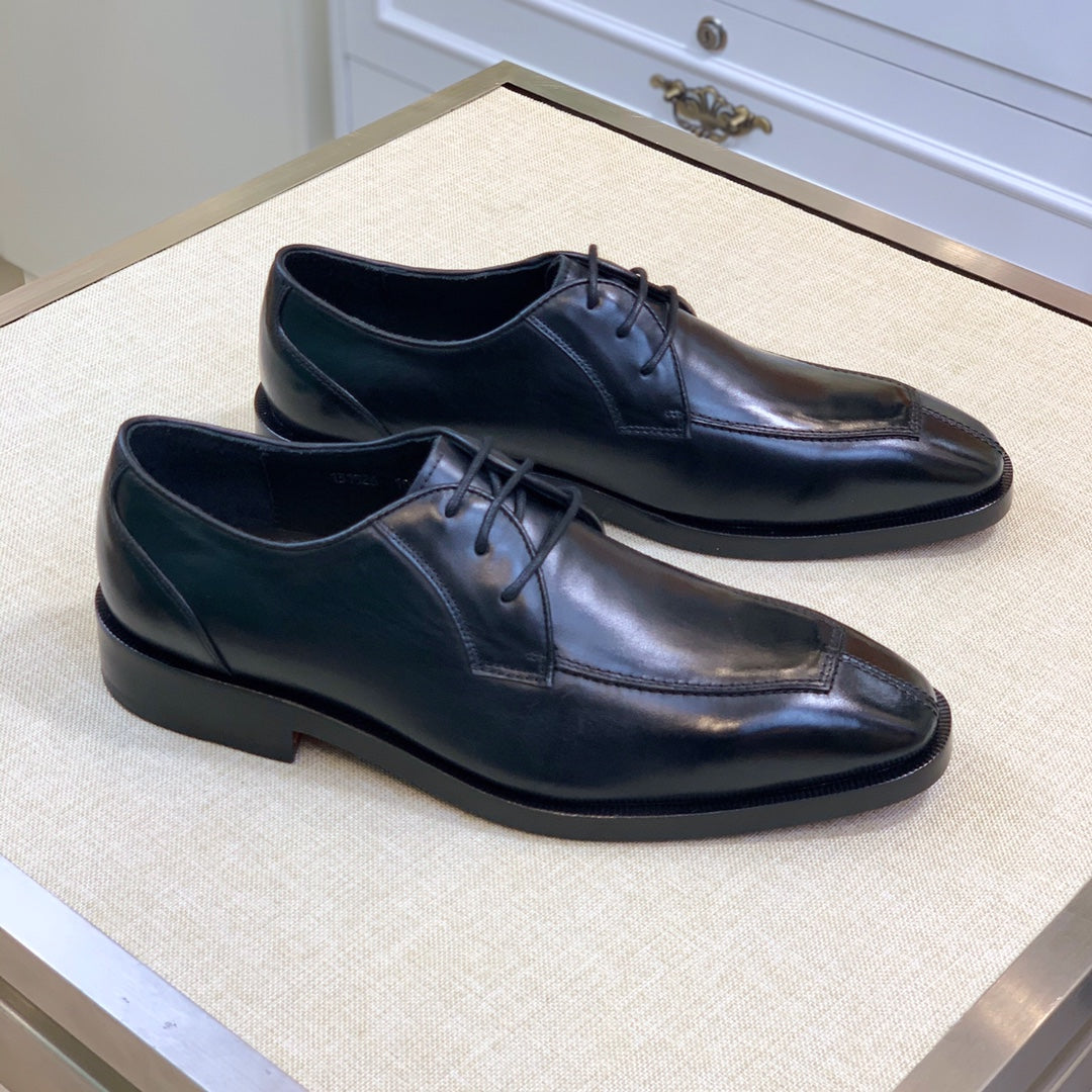 HM Men's Derby Black Cowhide 718424