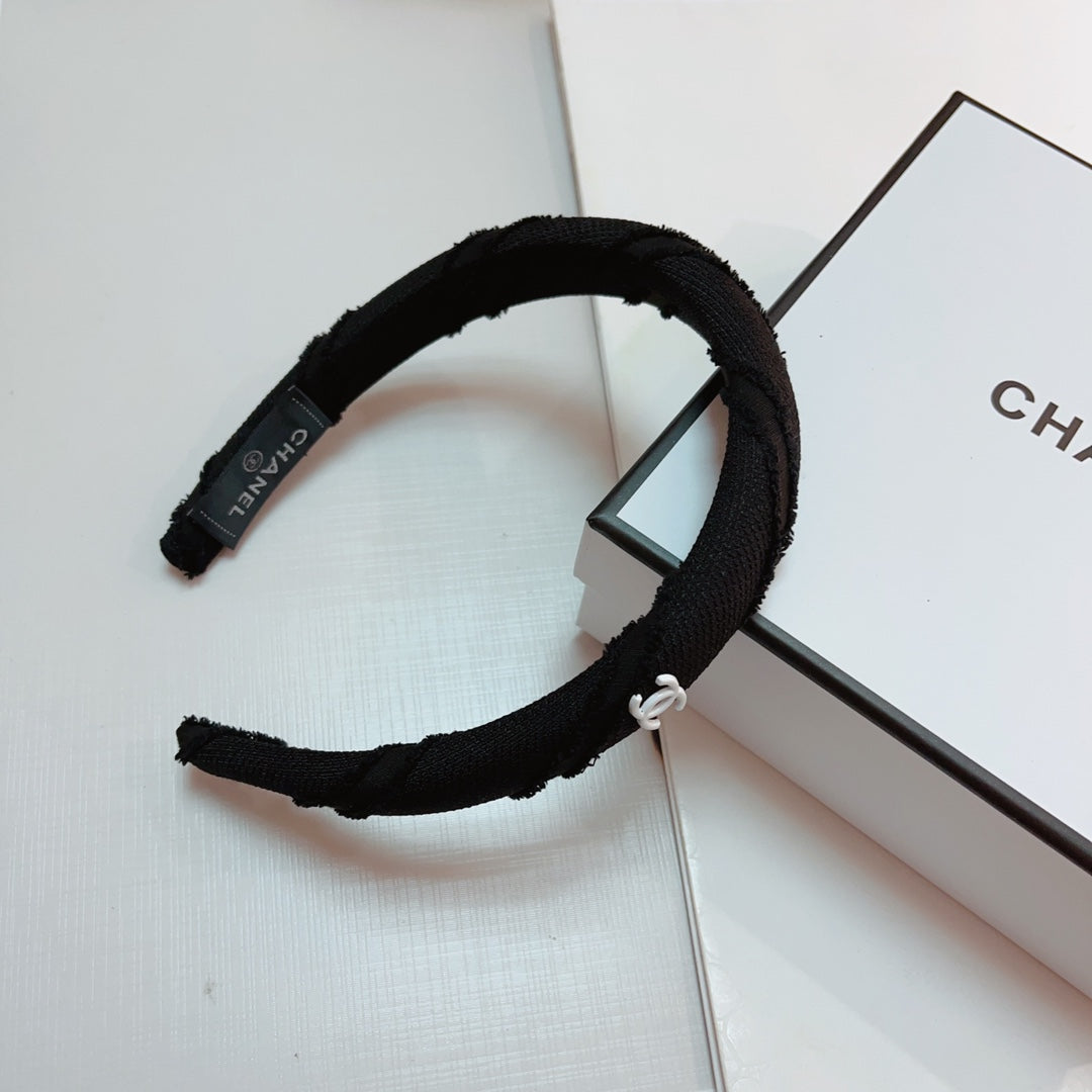 BLACK FABRIC HAIRBAND 876992