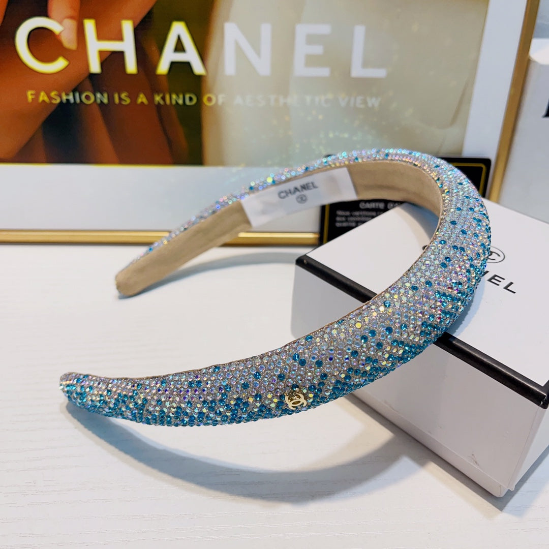 SKY BLUE CRYSTAL HAIRBAND 925617