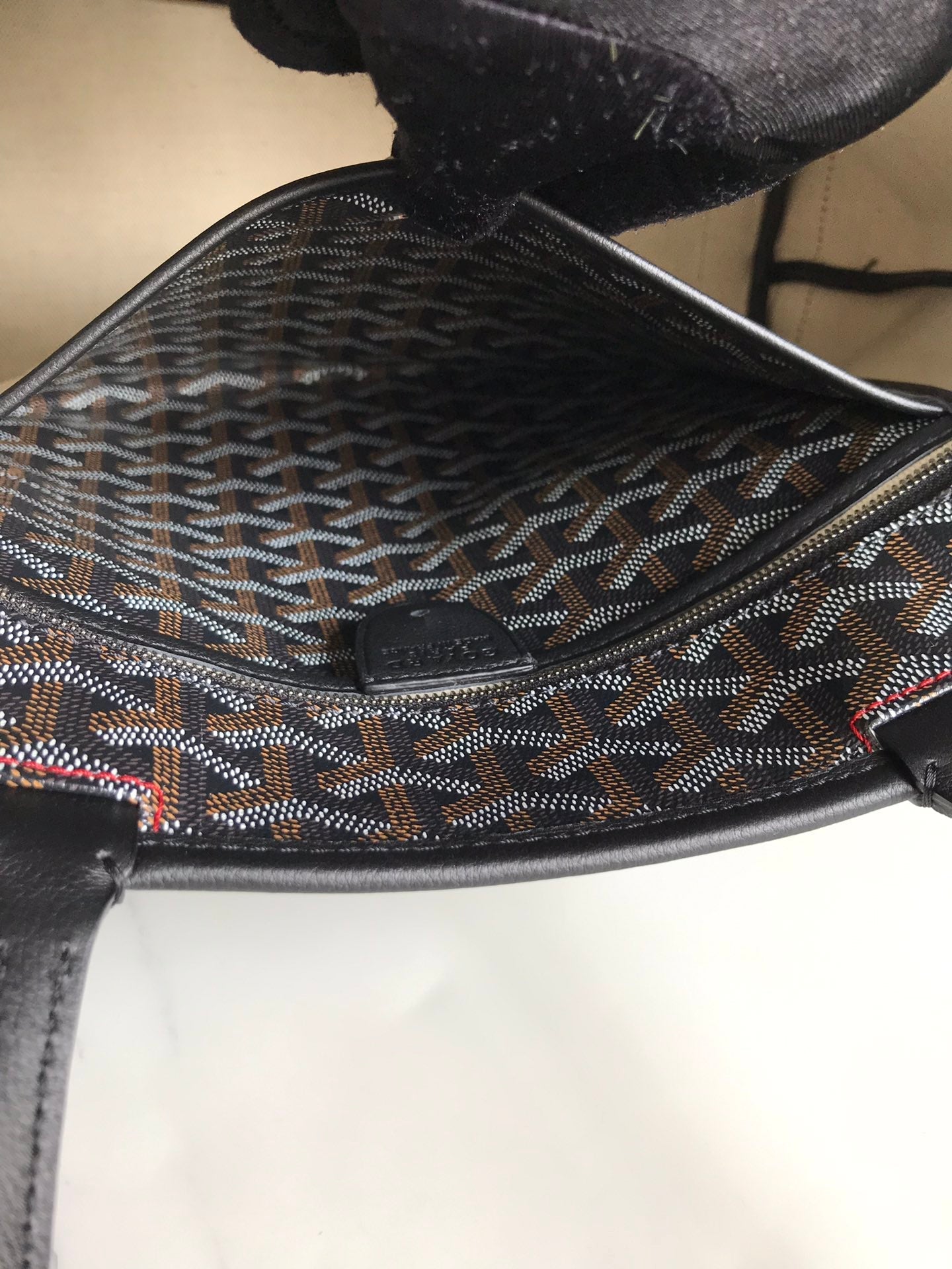 Goyard Artois Bag 30cm Black Canvas & Calfskin