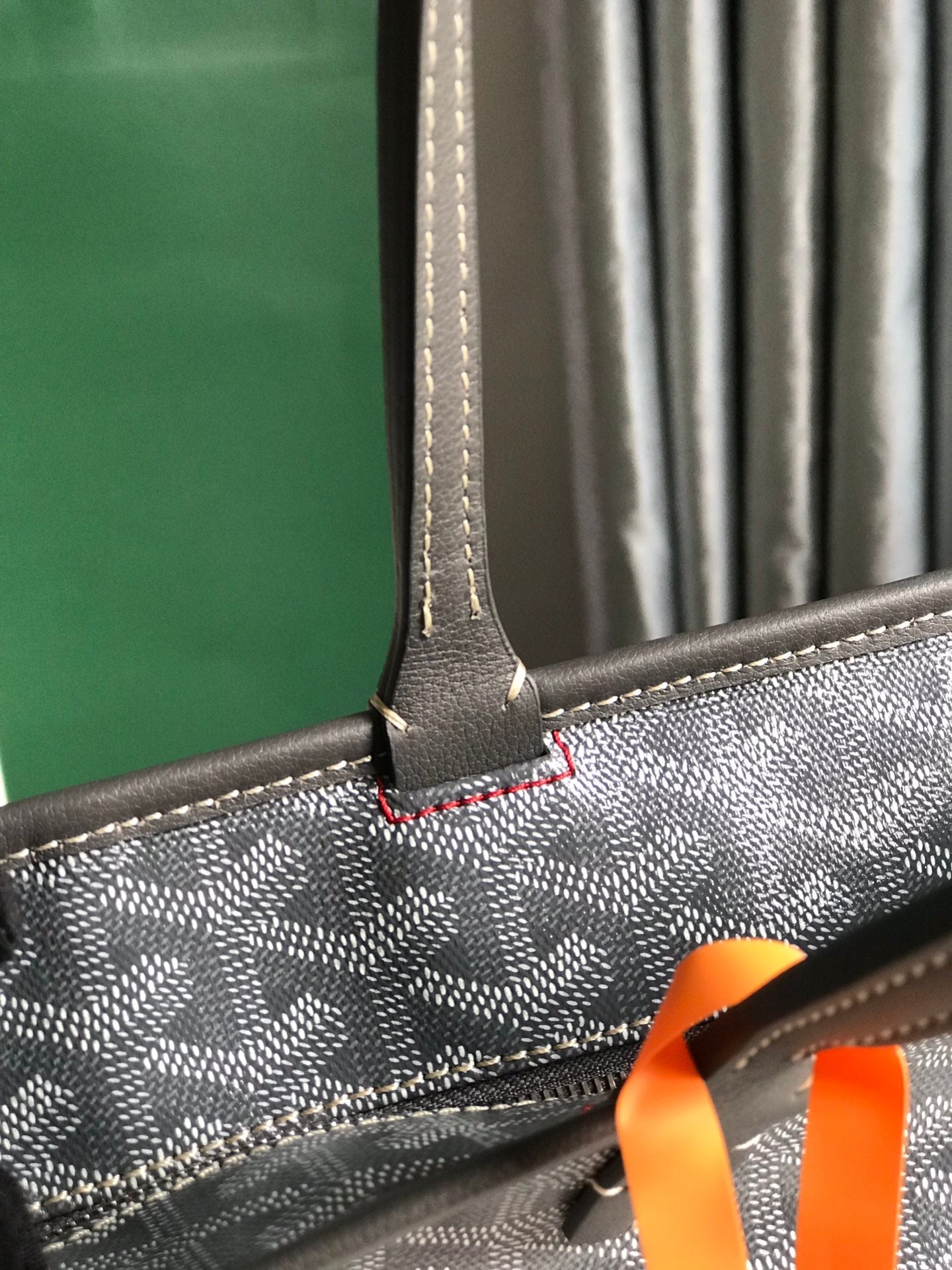 Goyard Artois Bag 30cm Grey Canvas & Calfskin