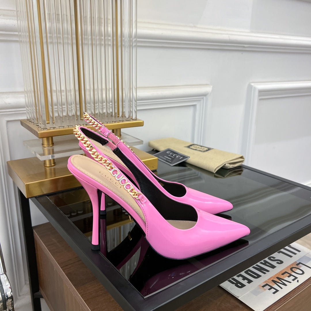 GG SIGNORIA SLINGBACK PUMP TAFFY LAMBSKIN