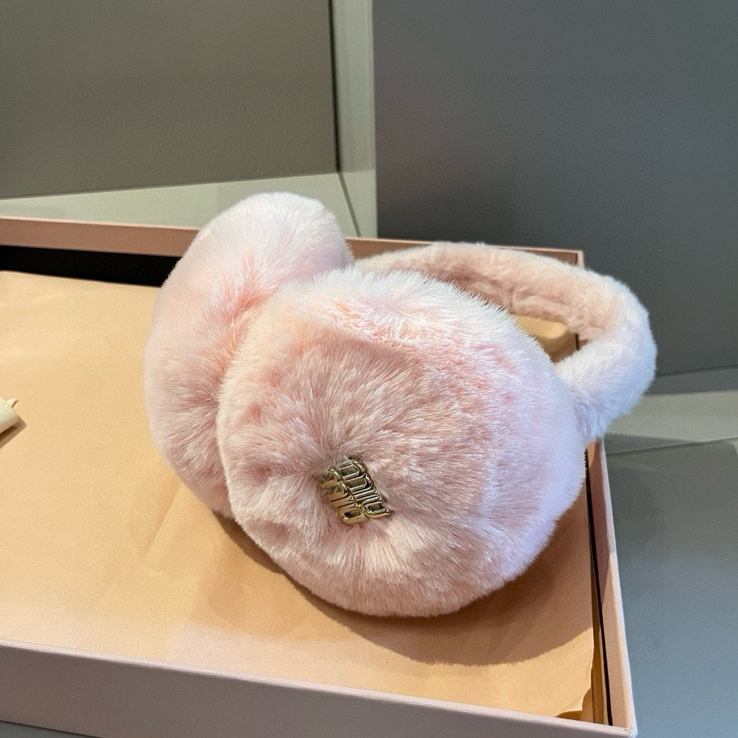 Miu Earmuffs Light Pink Fur 490481