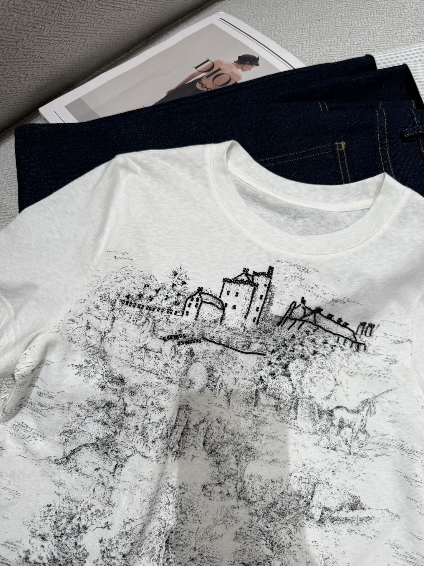 Dior 25C T-shirt White 228230