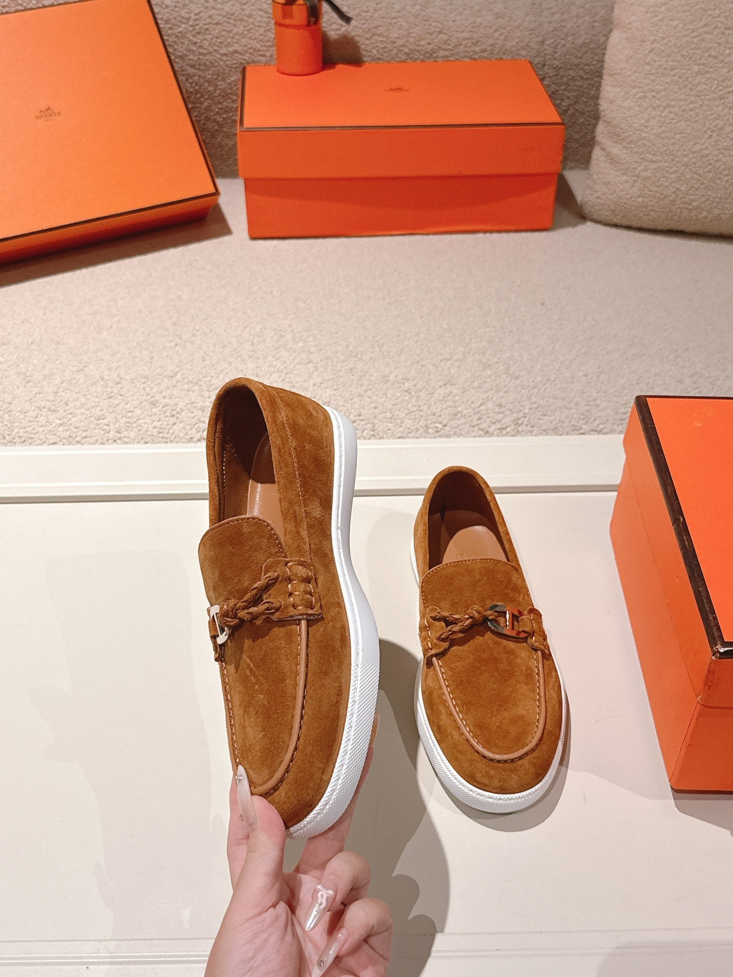 HM Ignacio Loafer Brown Suede 577448